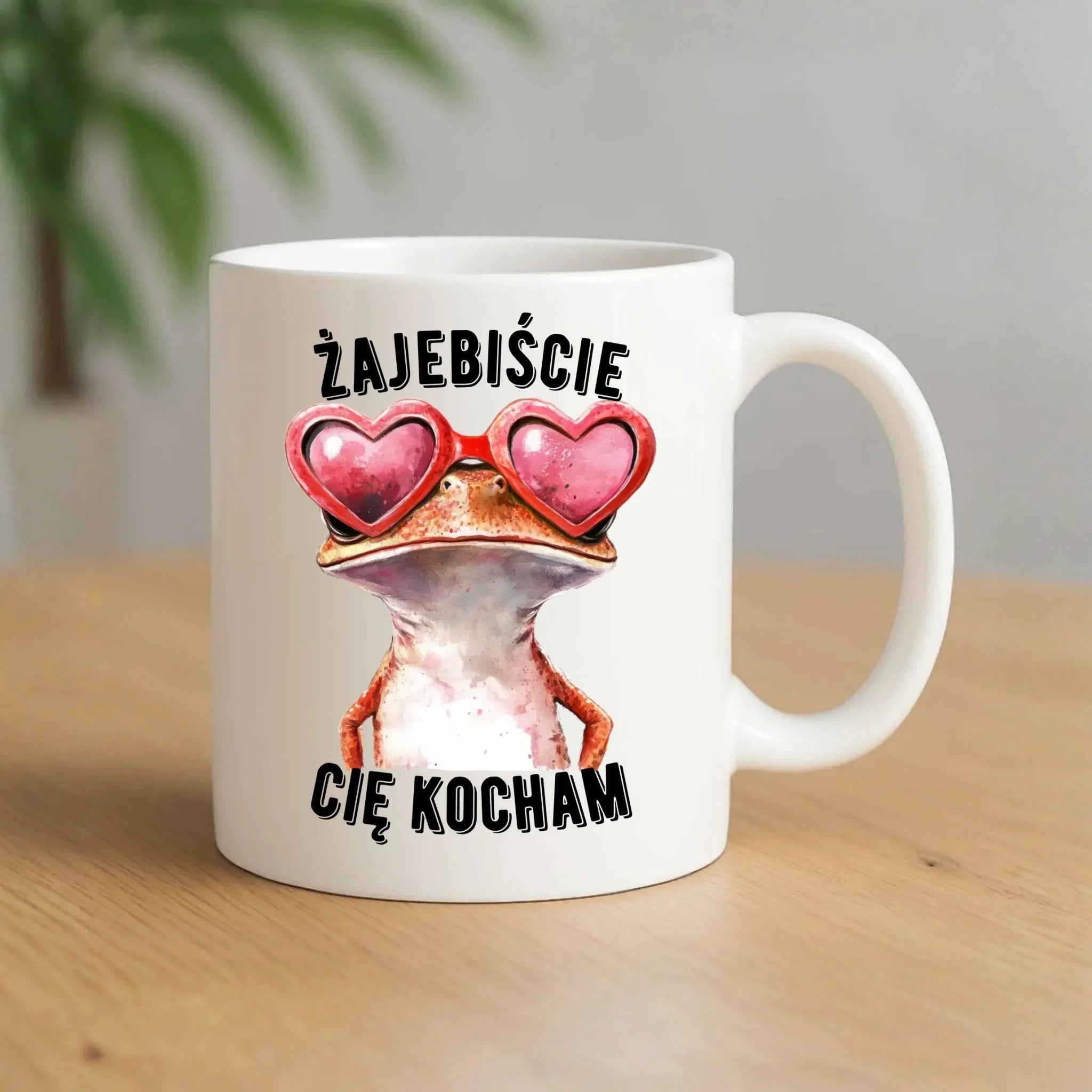 Kubek dla par - Żajebiście Cię Kocham Żaba W17 - StoryCups.pl