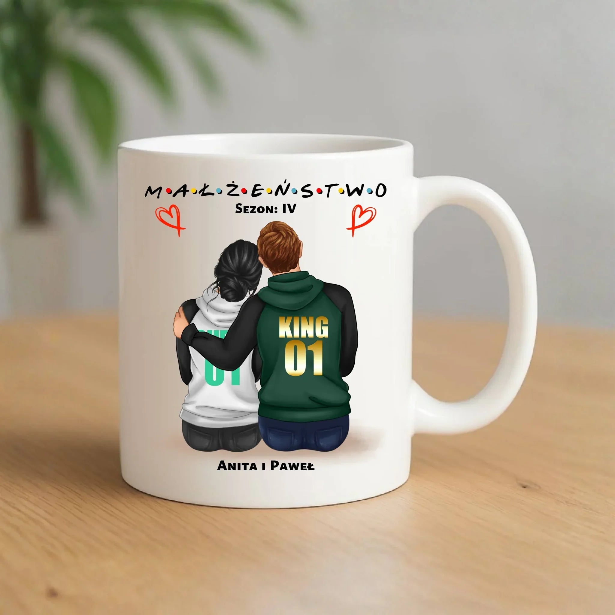 Kubek dla par - Małżeństwo Sezon - personalizowany W05 - StoryCups.pl