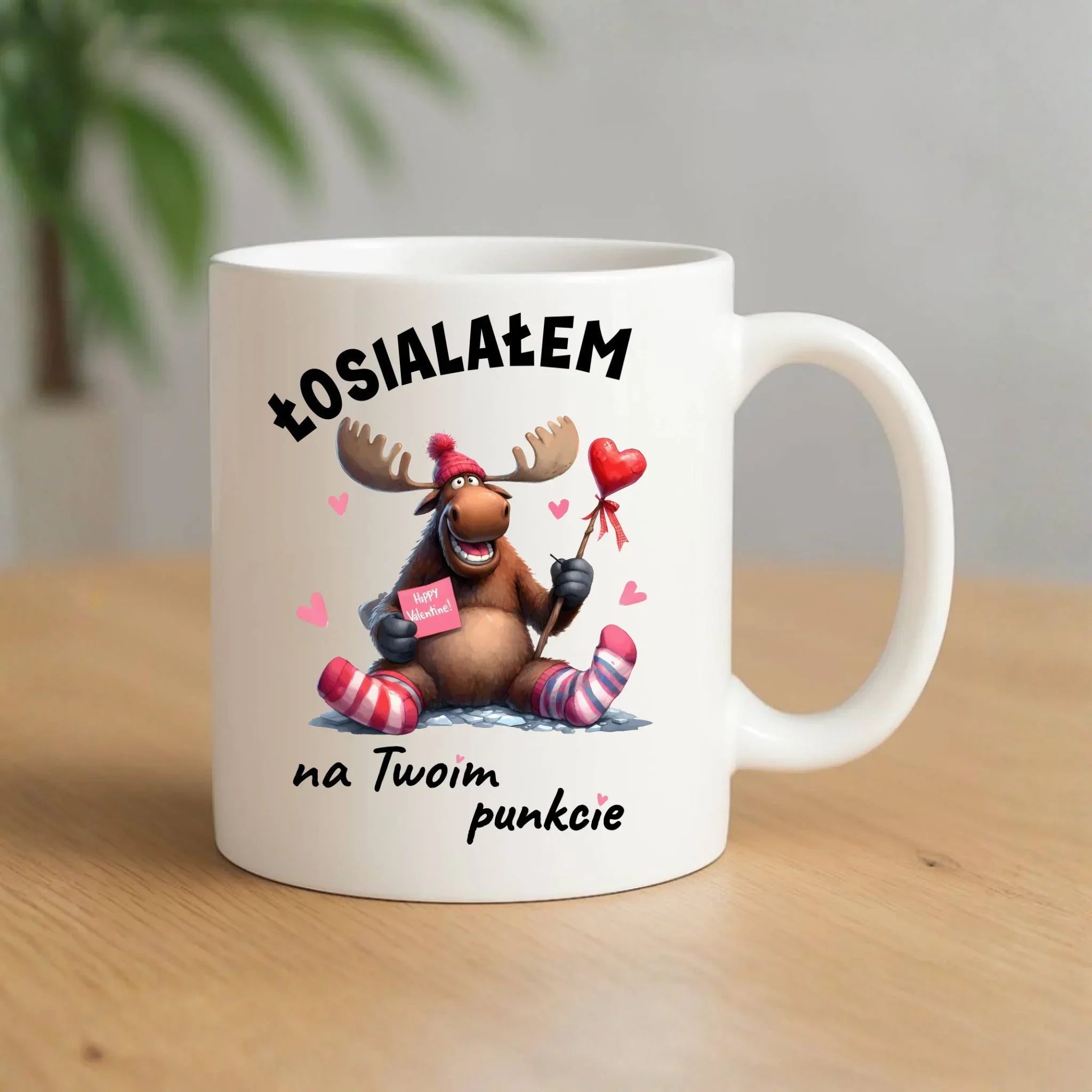 Kubek dla par - Łosialałem na Twoim punkcie W66 - StoryCups.pl