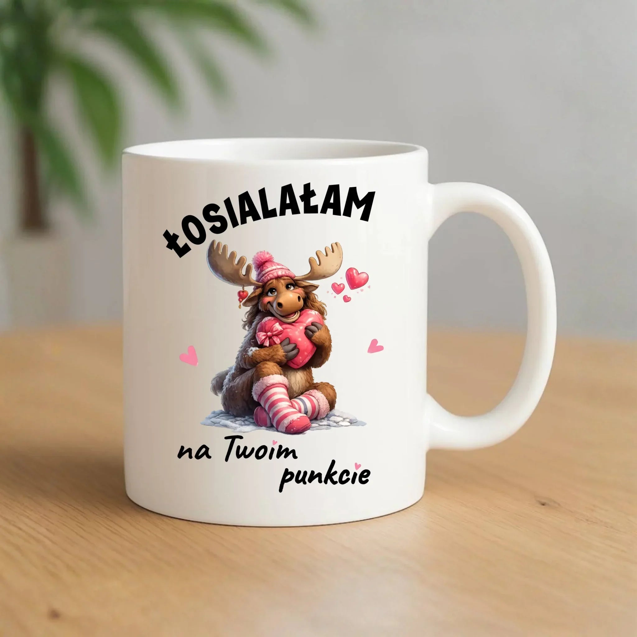 Kubek dla par - Łosialałam na Twoim punkcie W67 - StoryCups.pl