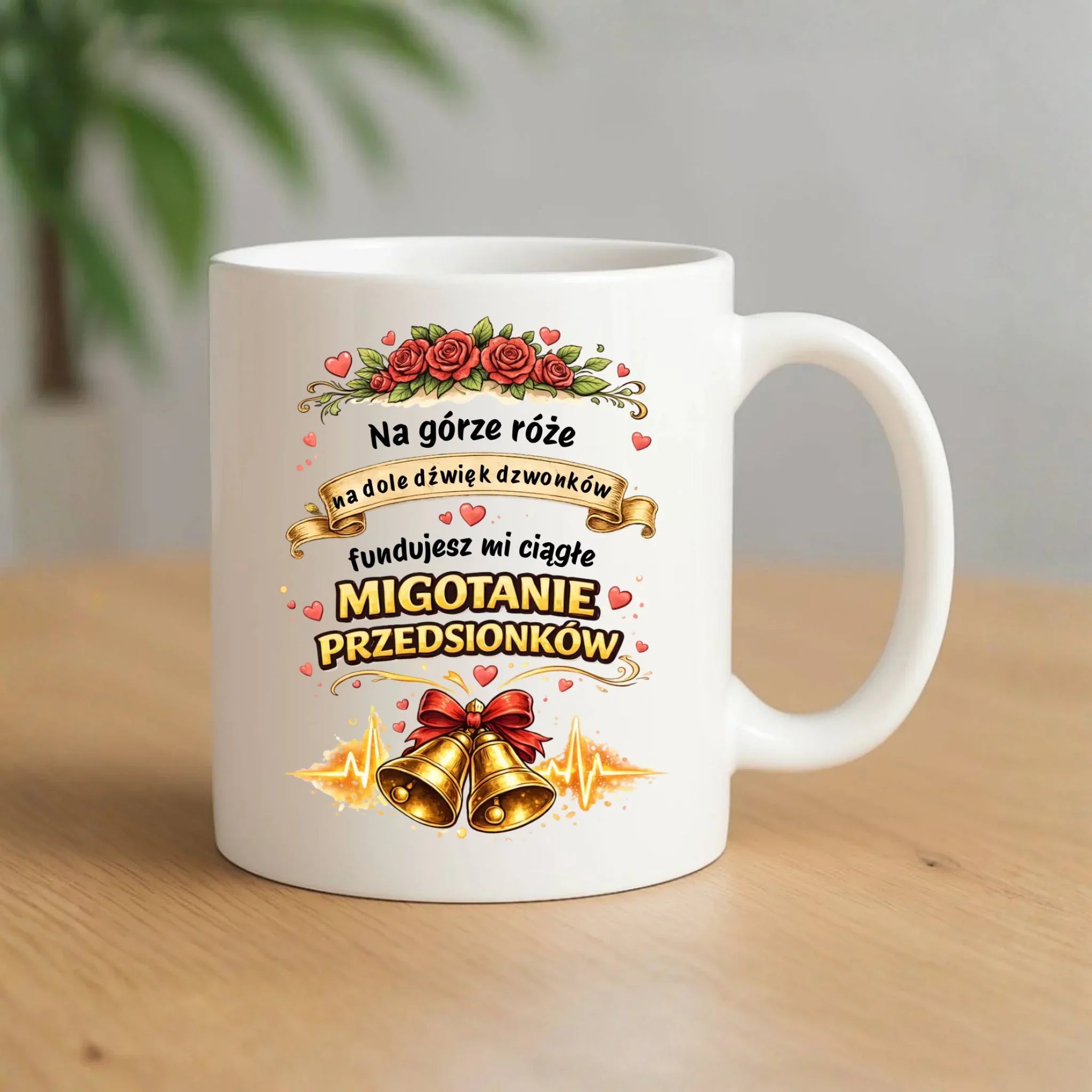 Kubek dla par - Fundujesz mi ciągłe migotanie przedsionków W71 - StoryCups.pl