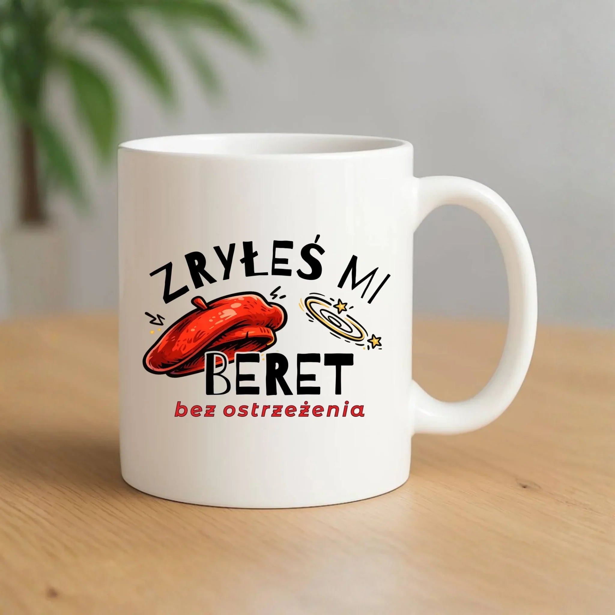 Kubek dla faceta - Zryłeś mi beret DCH34 - StoryCups.pl
