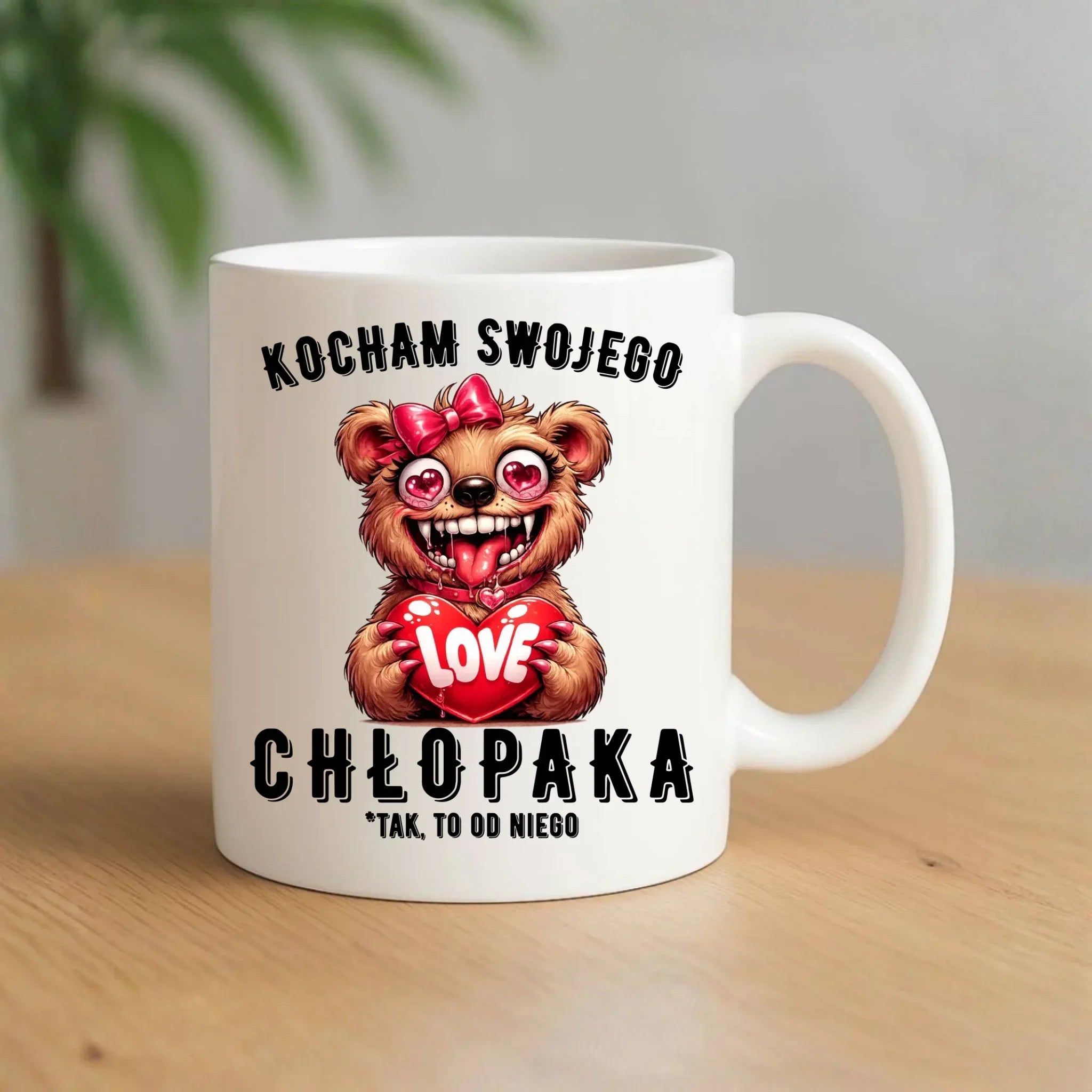 Kubek dla dziewczyny - Kocham swojego chłopaka W89 - StoryCups.pl