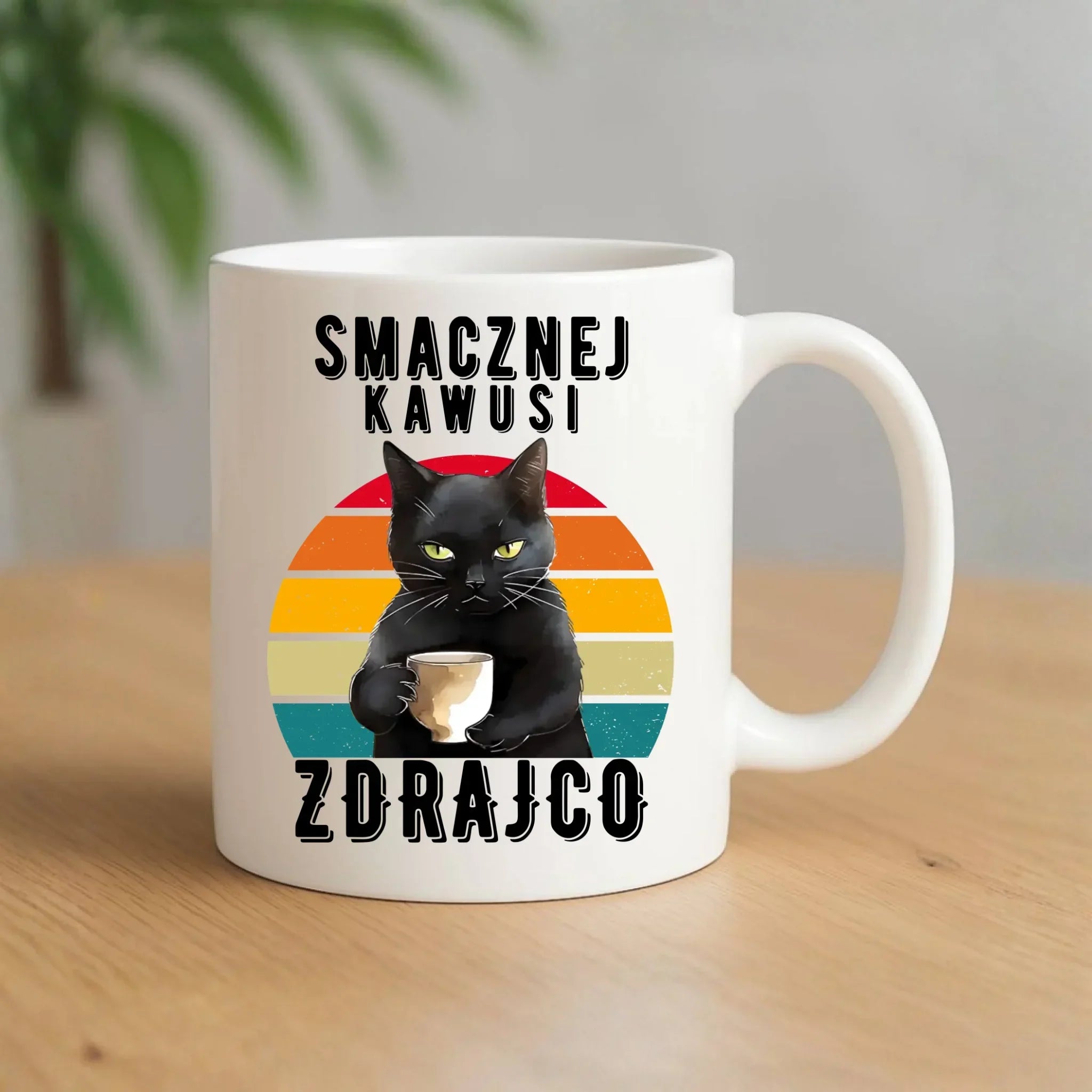 Kubek na odejście z pracy - Smacznej kawusi zdrajco OP03 - StoryCups.pl