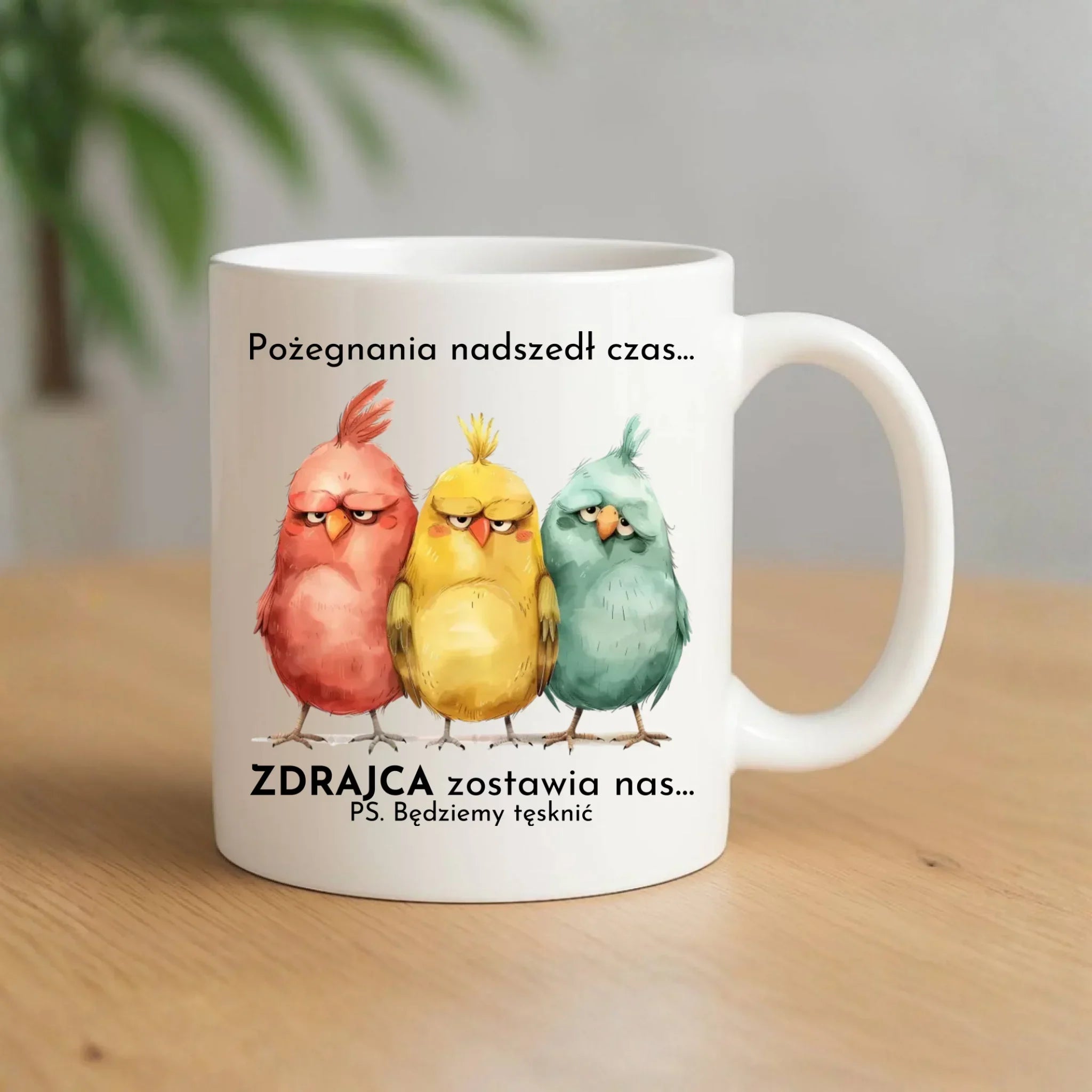 Kubek na odejście z pracy - Pożegnania nadszedł czas OP05 - StoryCups.pl