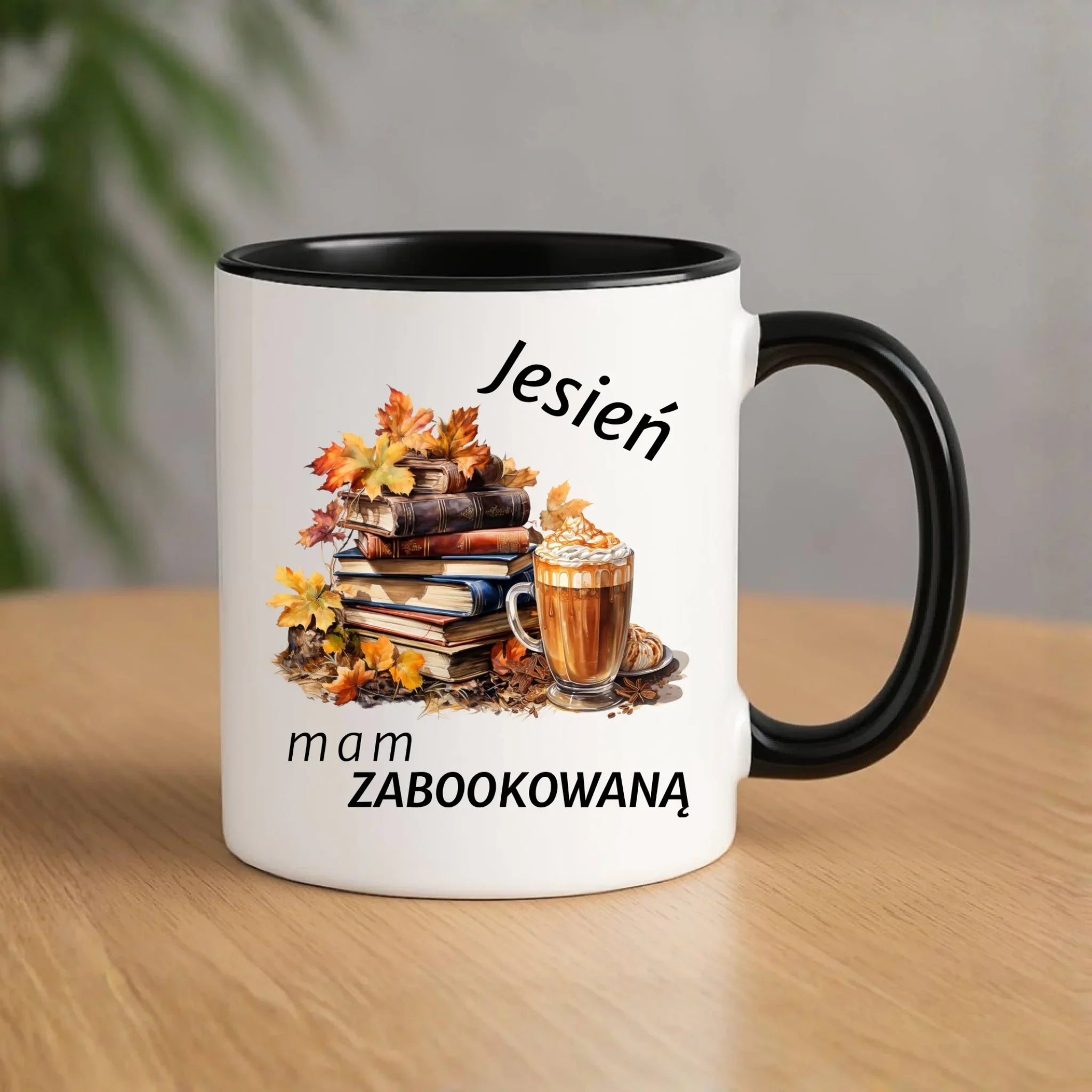 Kubek jesienny - Jesień mam zabookowaną JS28 - StoryCups.pl