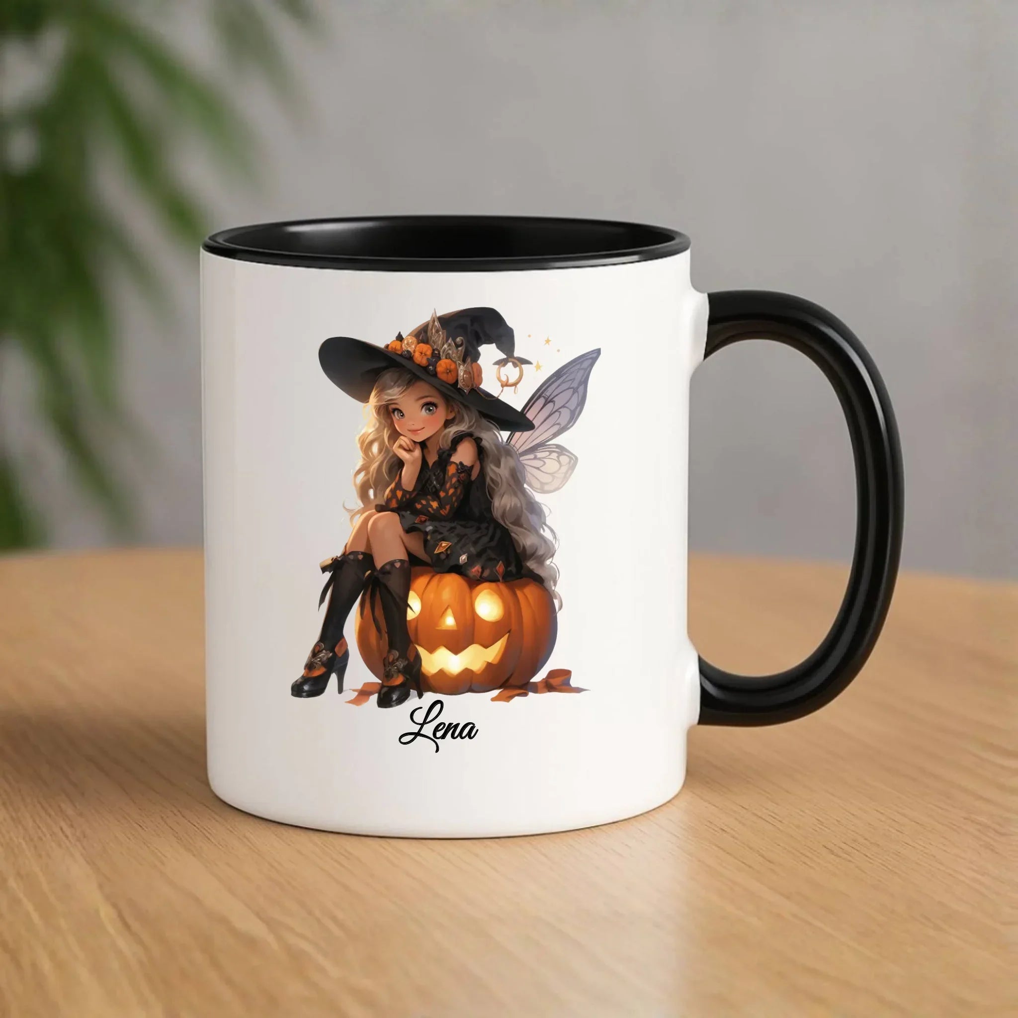 Kubek na Halloween - Wróżka - wybierz postać - personalizowany HL02 - StoryCups.pl