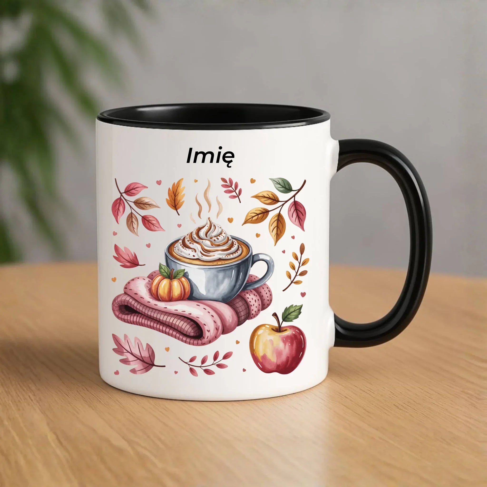 Kubek jesienny - Przytulna jesień - personalizowany JS29 - StoryCups.pl