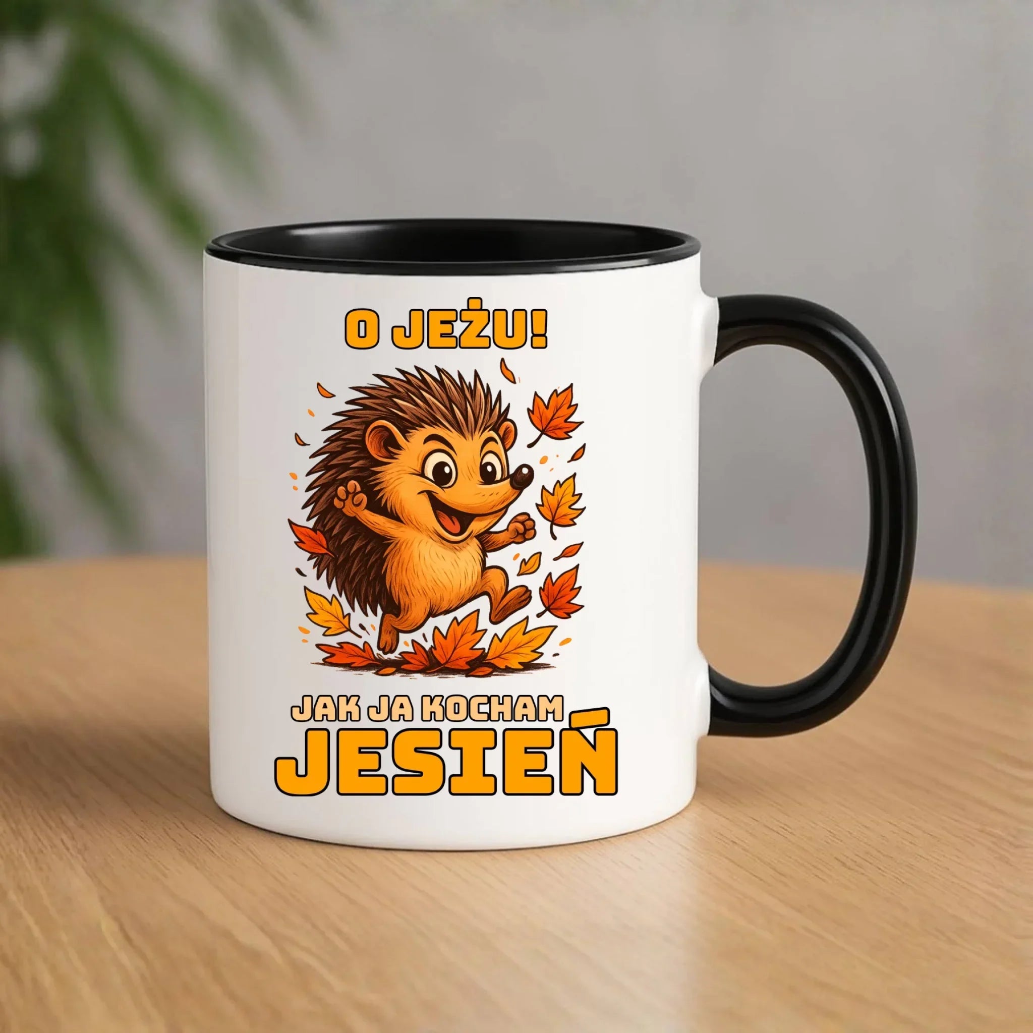 Kubek jesienny - O JEŻU! Jak ja kocham jesień JS31 - StoryCups.pl