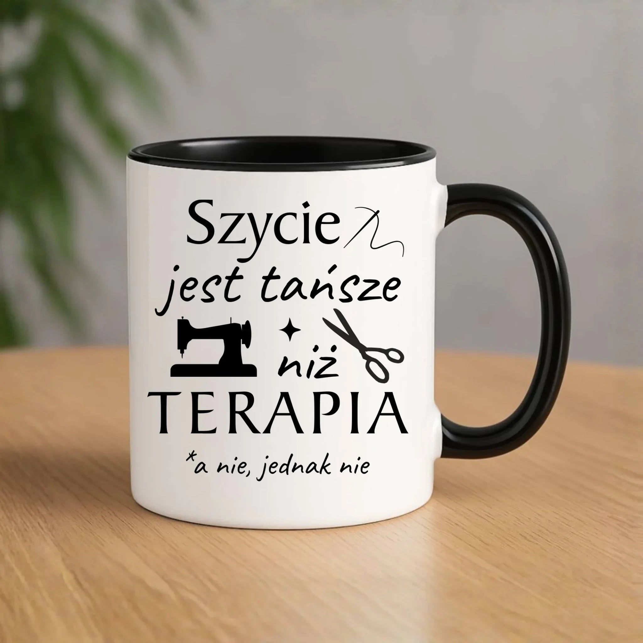 Kubek szyciowy dla krawcowej – Szycie tańsze niż terapia HS04 - StoryCups.pl