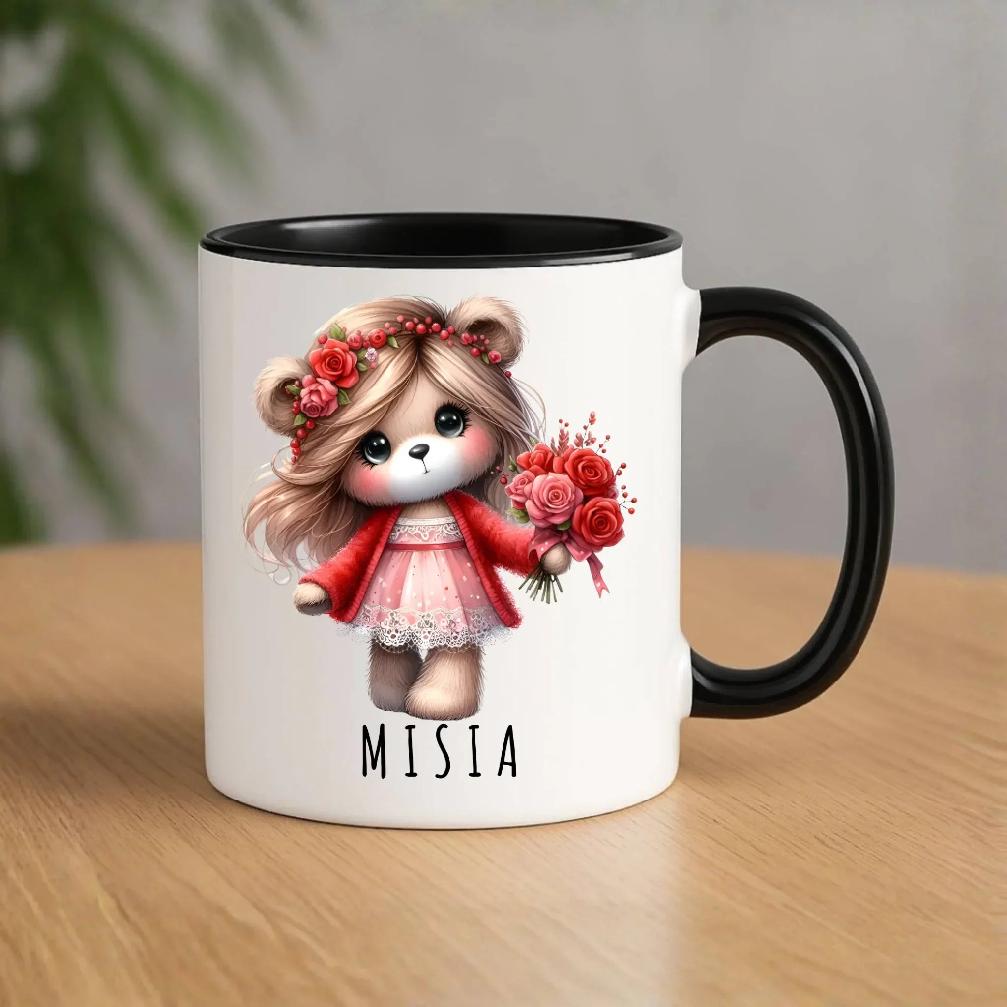 Kubek dla dziewczyny - Misia W35 - StoryCups.pl