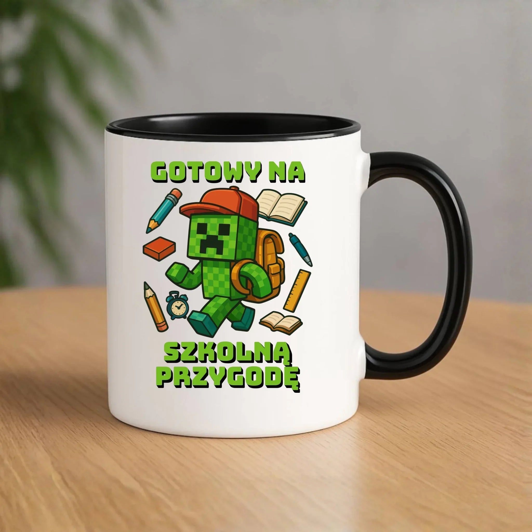 Kubek szkoła - Gotowy na szkołę - gamer do szkoły - SZ13 - StoryCups.pl