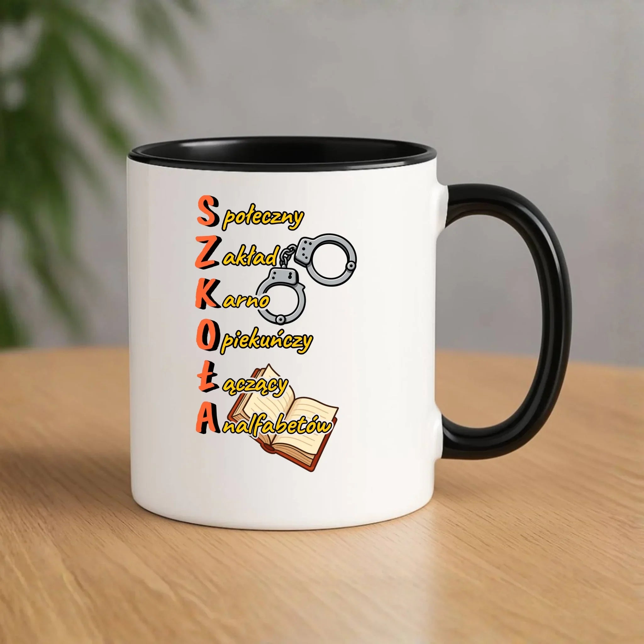 Kubek do szkoły - S.Z.K.O.Ł.A. Zakład Karno Opiekuńczy SZ17 - StoryCups.pl