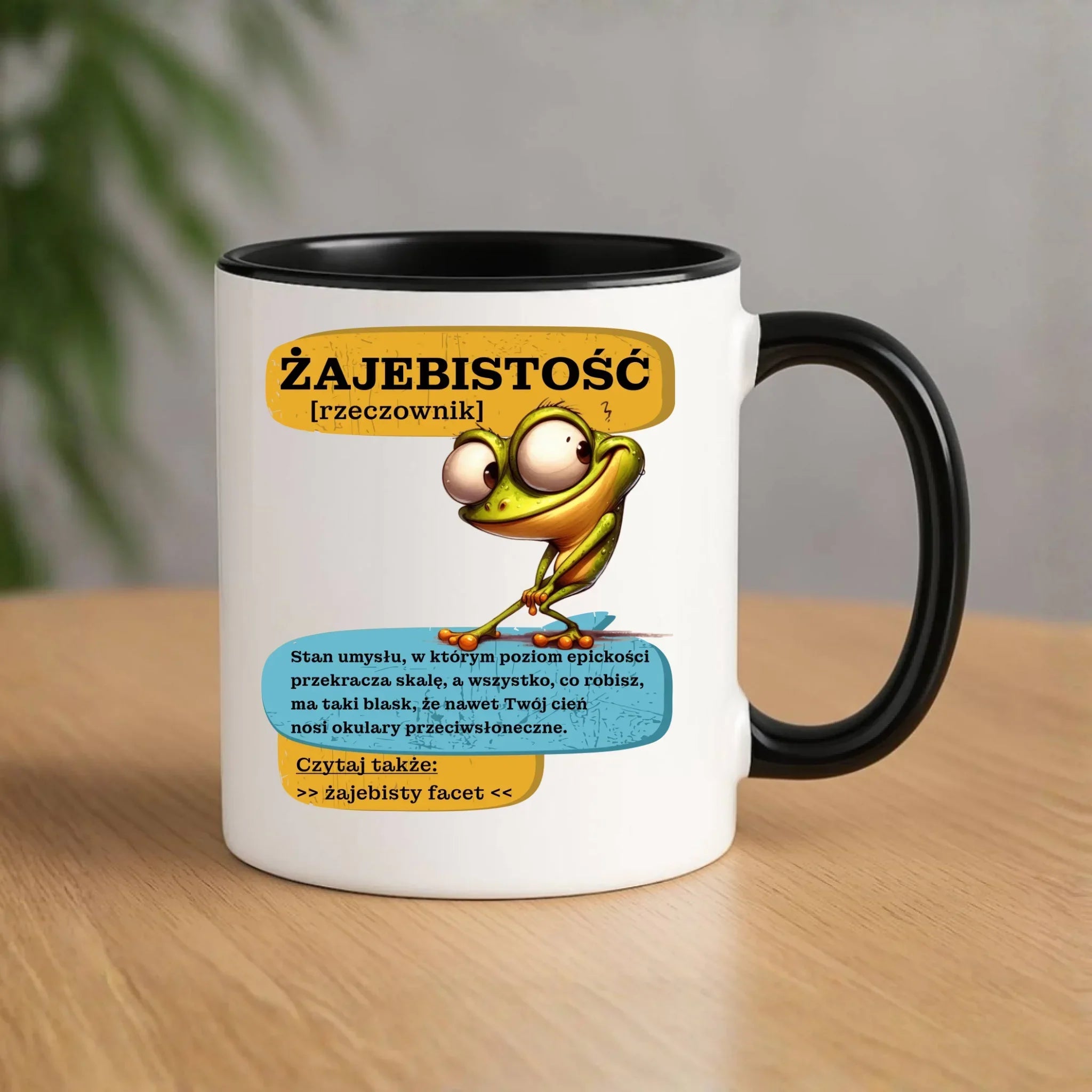 Kubek - Żajebistość [rzeczownik] prezent na Dzień Chłopaka DCH06 - StoryCups.pl