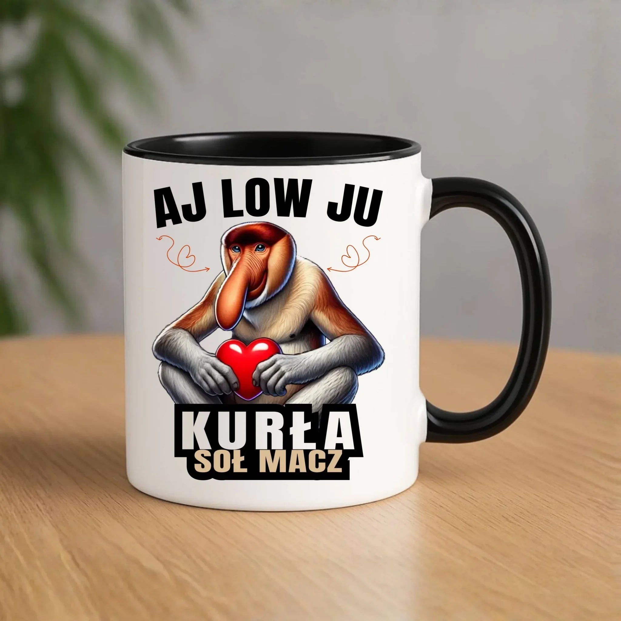 Kubek dla par - Janusz nosacz - Aj low ju kurła W26 - StoryCups.pl
