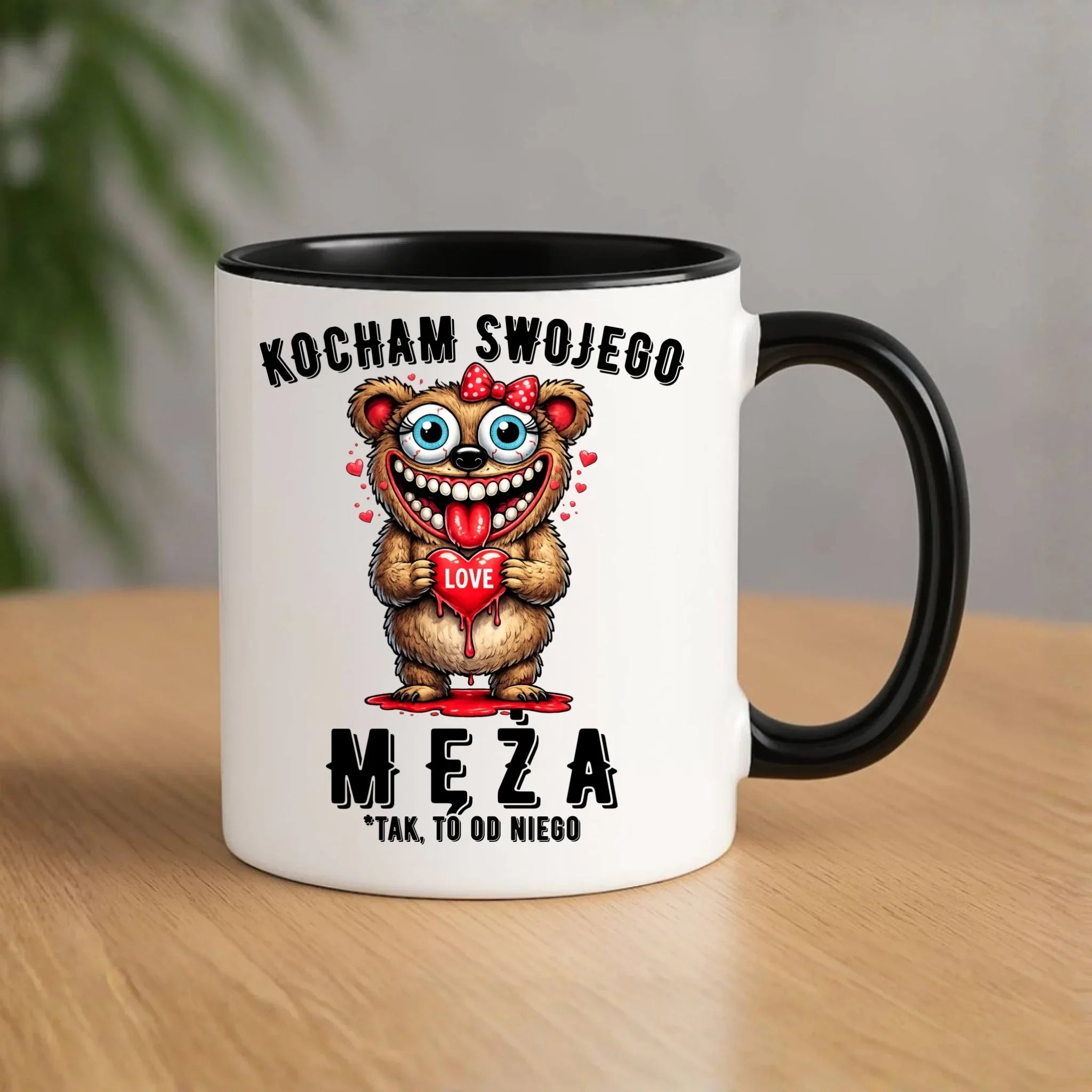 Kubek dla żony - Kocham swojego męża W22 - StoryCups.pl