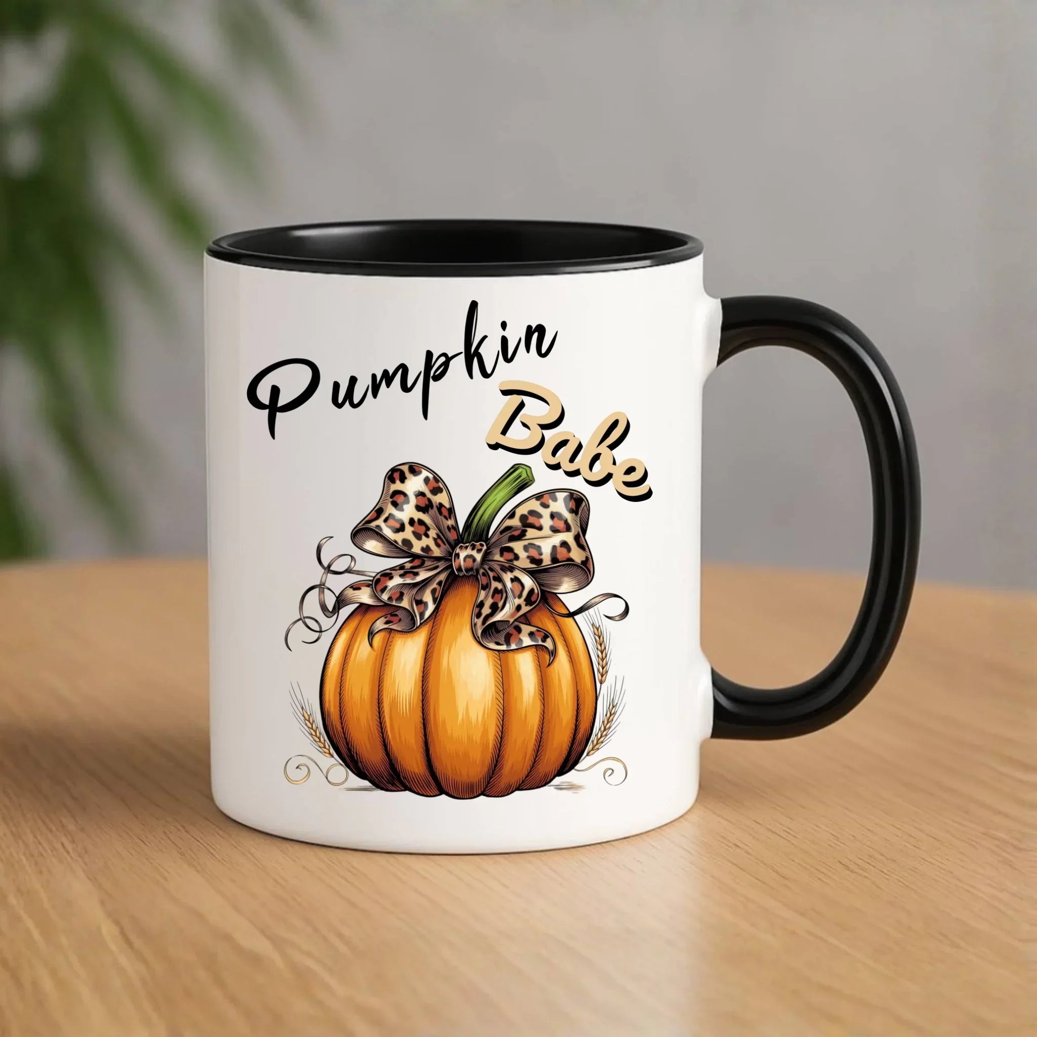 Kubek jesienny - Pumpkin Babe - dla miłośniczki dyni JS33 - StoryCups.pl