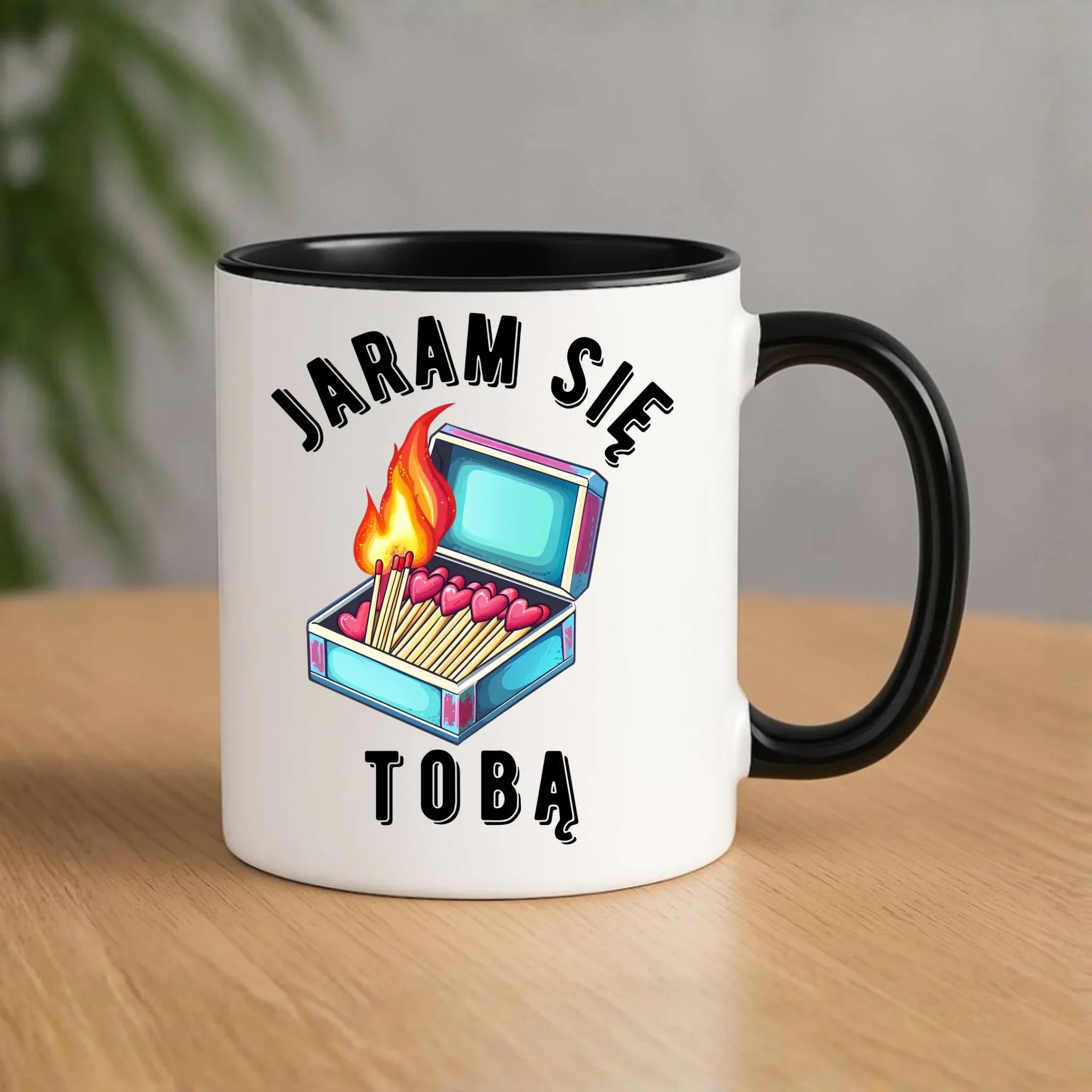 Kubek dla zakochanych - Jaram się Tobą W39 - StoryCups.pl