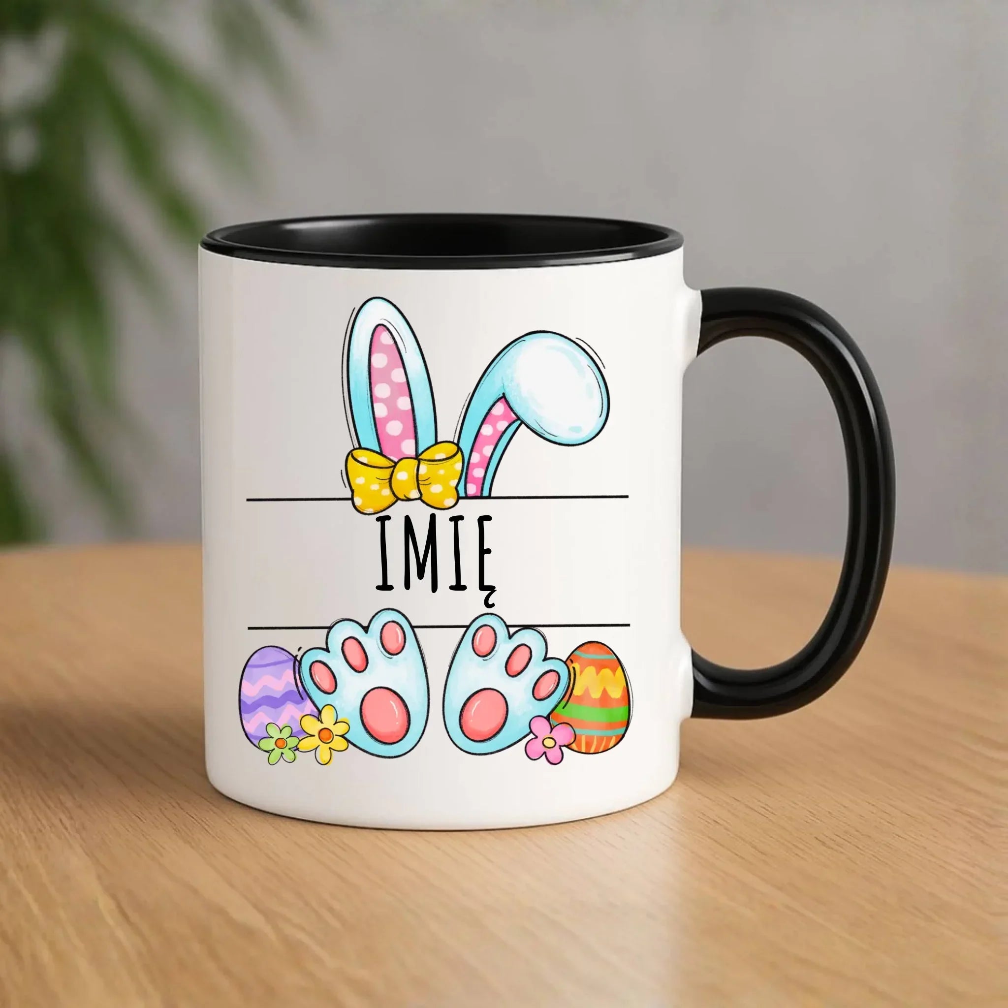 Kubek wielkanocny dla dziecka - Zajączek - personalizowany WN15 - StoryCups.pl