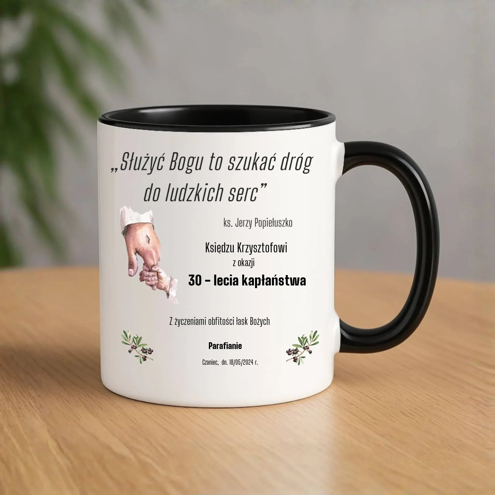 Kubek - Prezent dla księdza na Rocznicę Kapłaństwa - personalizowany DU01 - StoryCups.pl