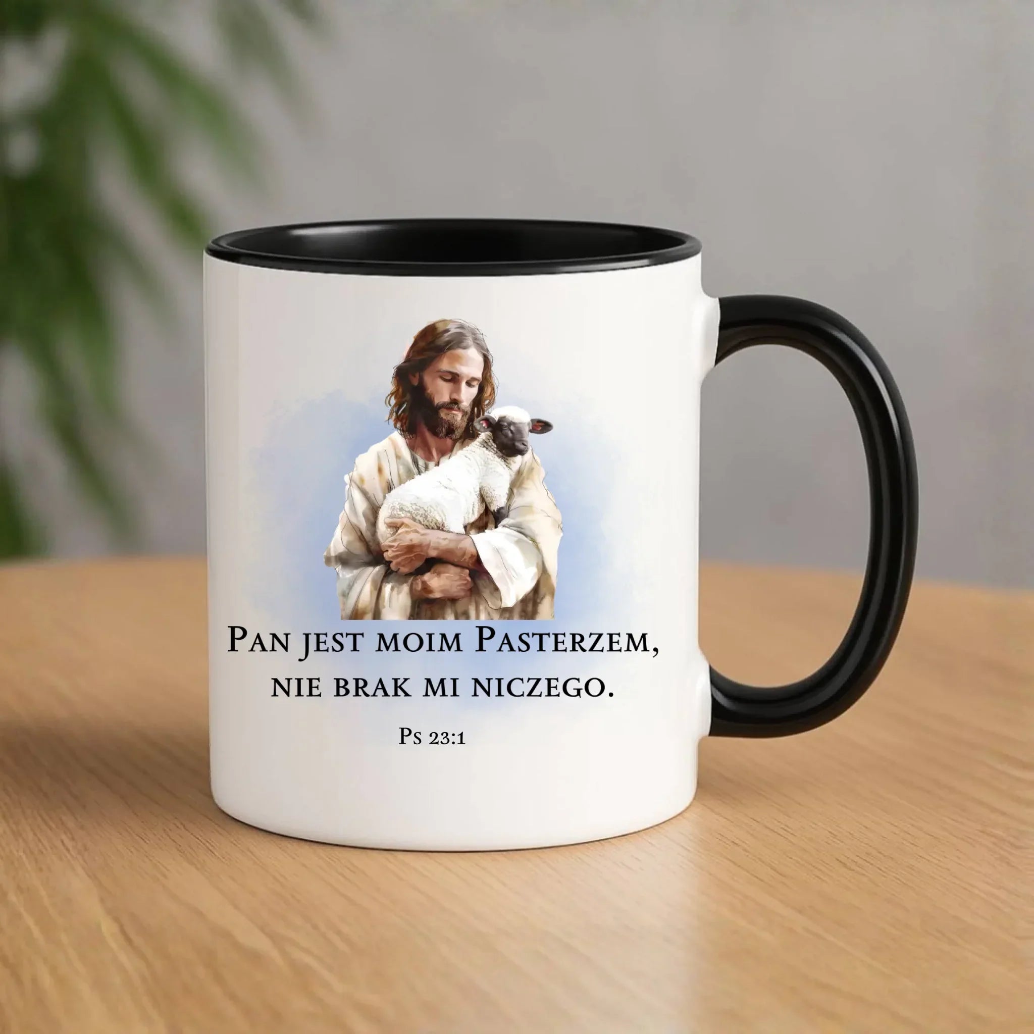 Kubek chrześcijański - Pan jest moim pasterzem DU03 - StoryCups.pl