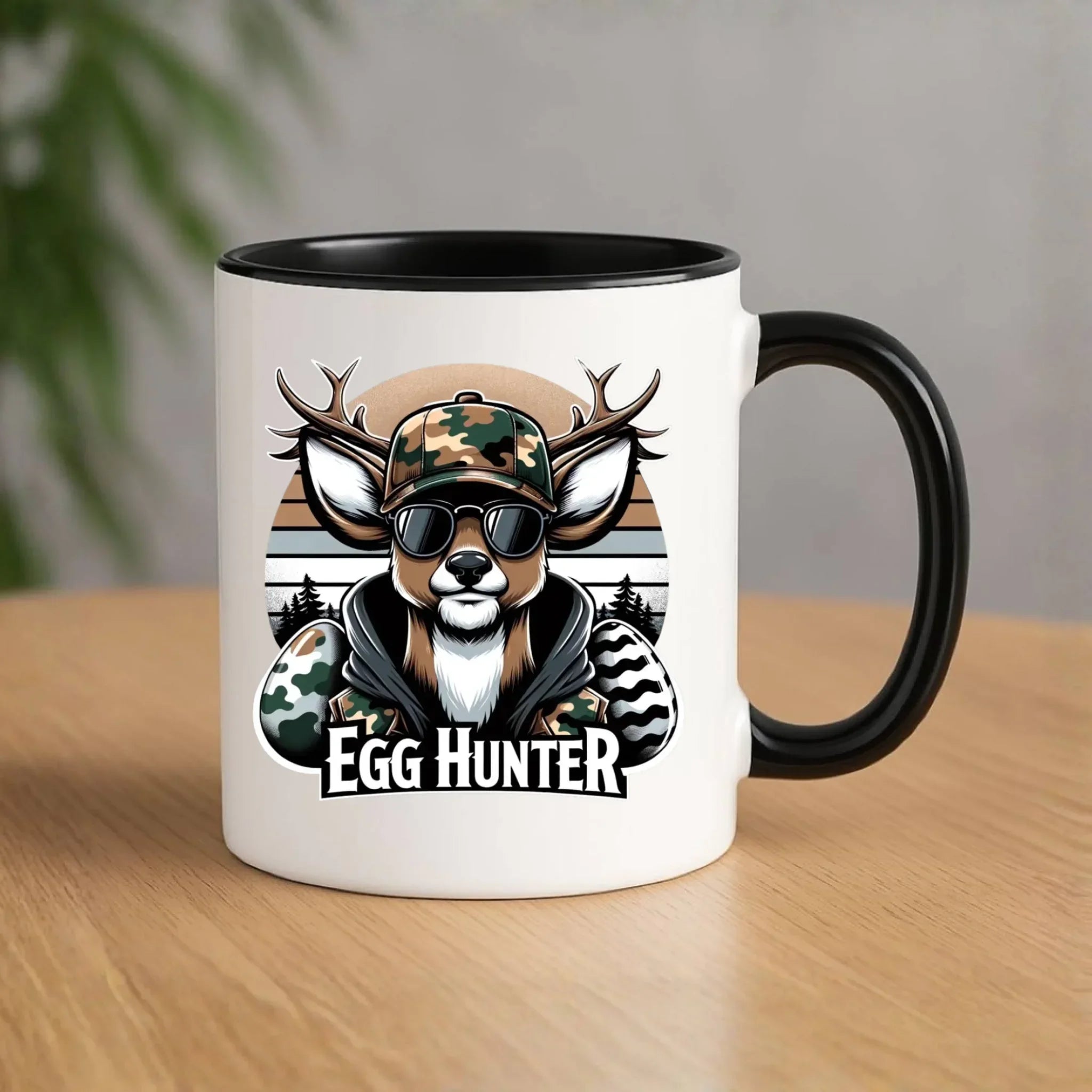 Kubek wielkanocny - Jeleń Survival Egg hunter WN19 - StoryCups.pl
