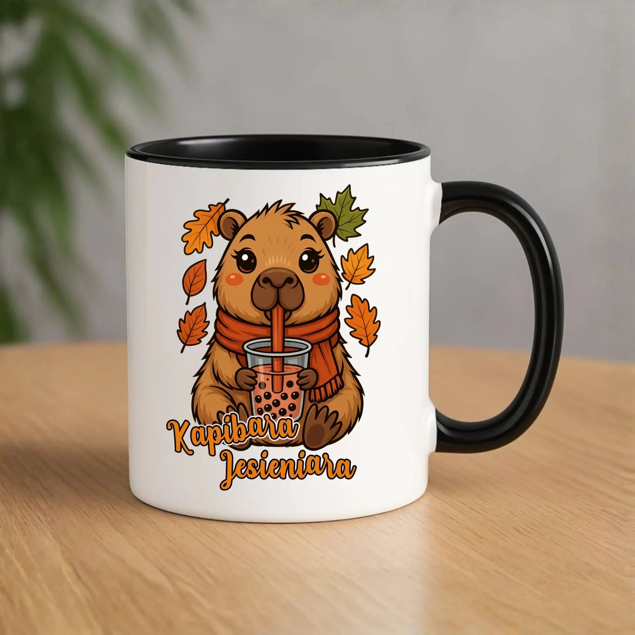 Kubek jesienny - Kapibara Jesieniara JS19 - StoryCups.pl