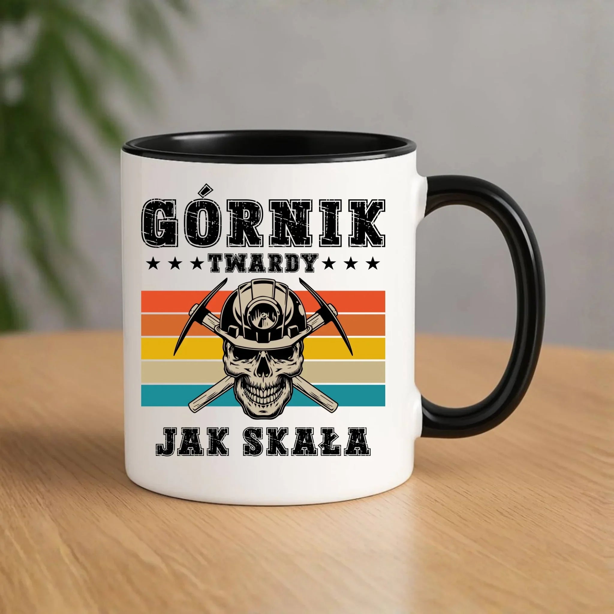 Kubek - prezent dla górnika - Górnik twardy jak skała G21 - StoryCups.pl