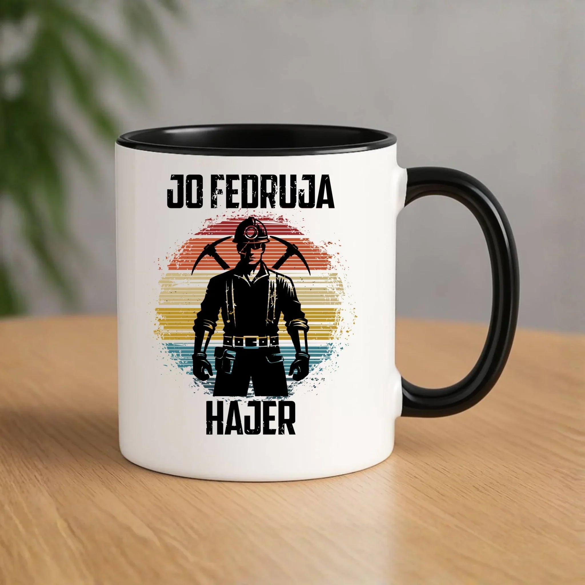 Kubek - prezent dla górnika - Jo fedruja Hajer G26 - StoryCups.pl