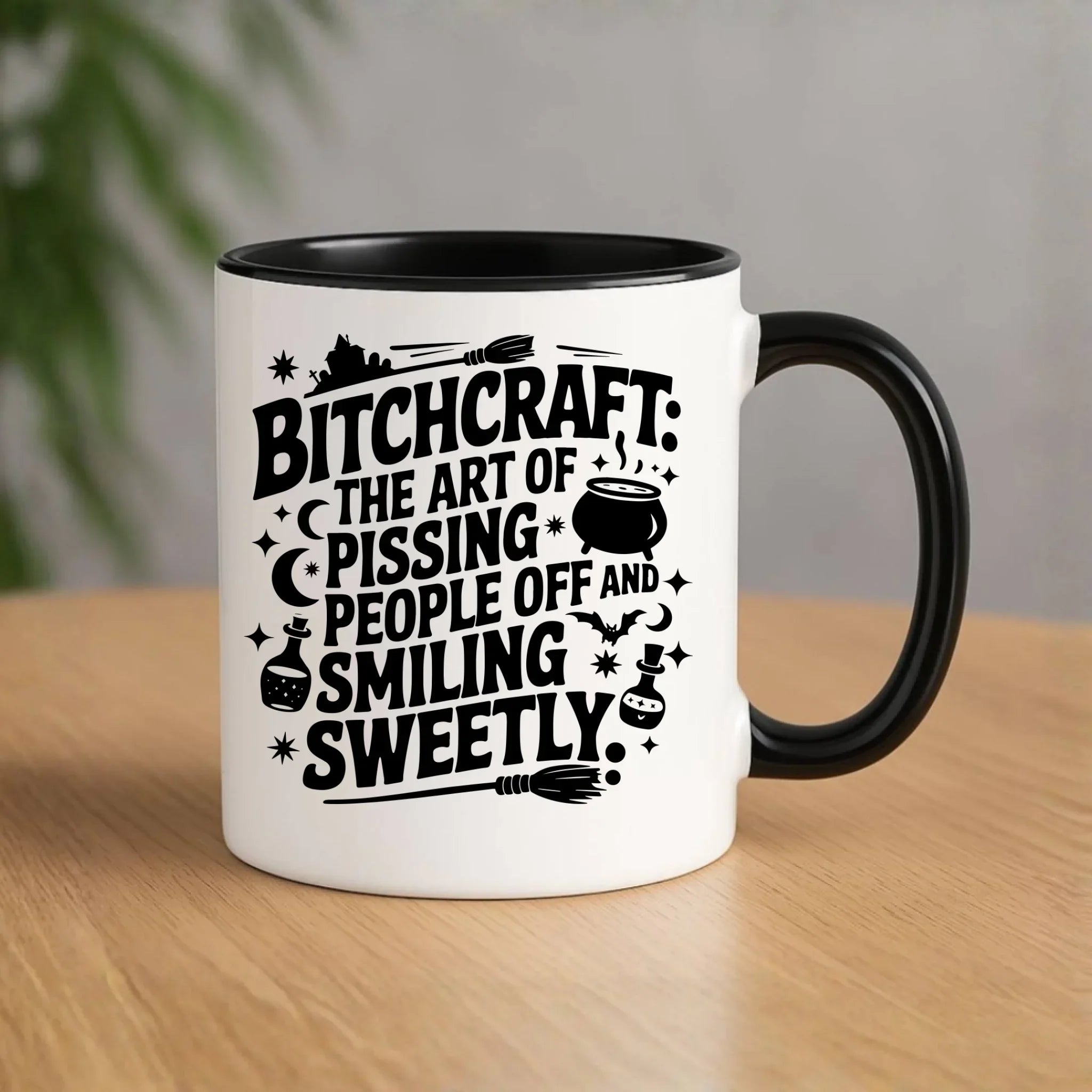Kubek na Halloween - Bitchcraft HL25 - StoryCups.pl