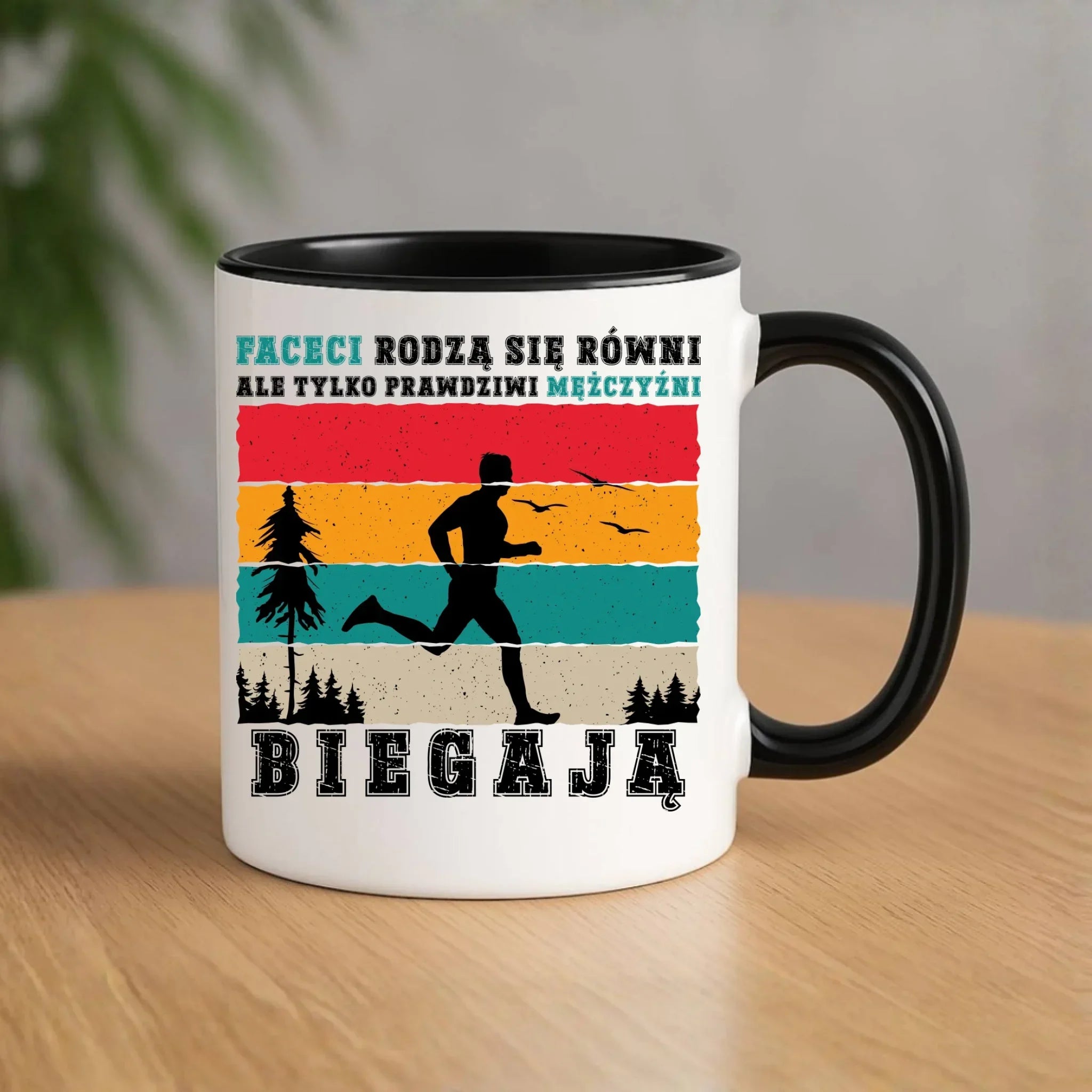 Kubek dla biegacza - Prawdziwi mężczyźni biegają HB02 - StoryCups.pl