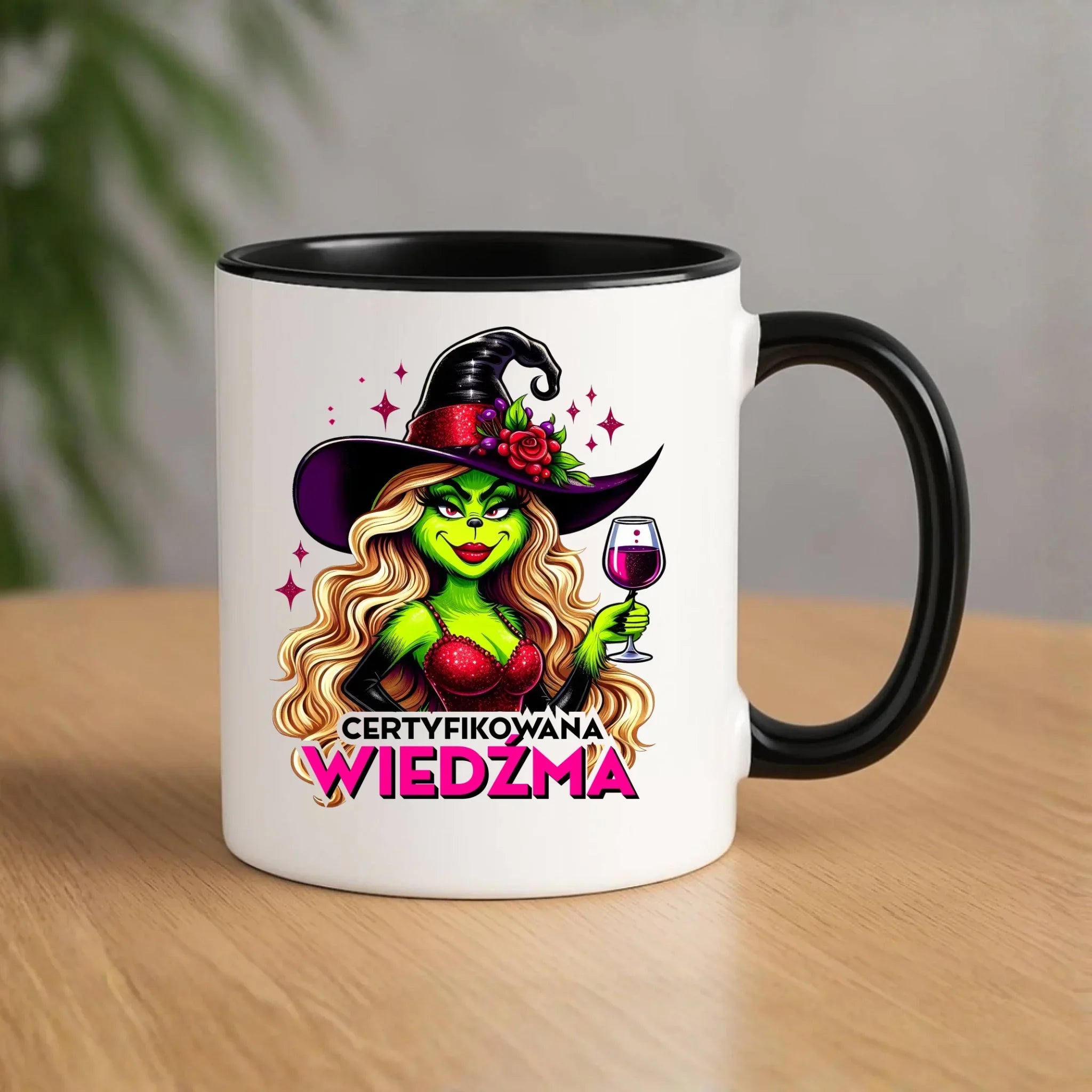 Kubek - Certyfikowana wiedźma - śmieszny HL13 - StoryCups.pl