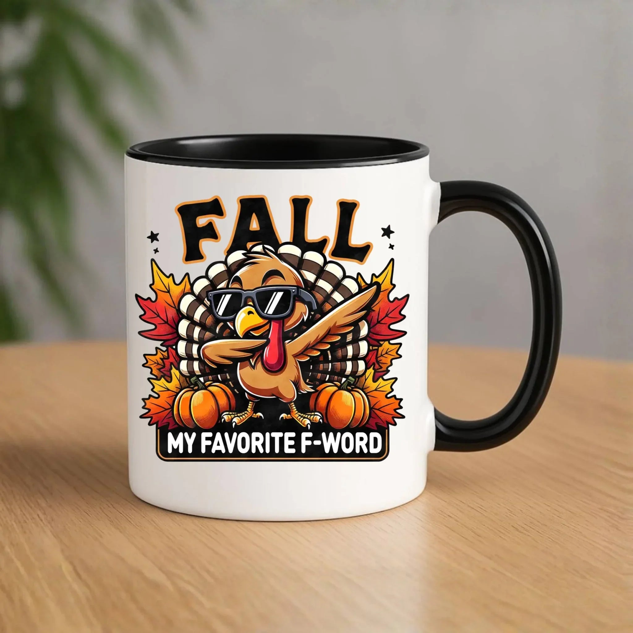 Kubek jesienny - FALL my favorite F-word JS11 - StoryCups.pl