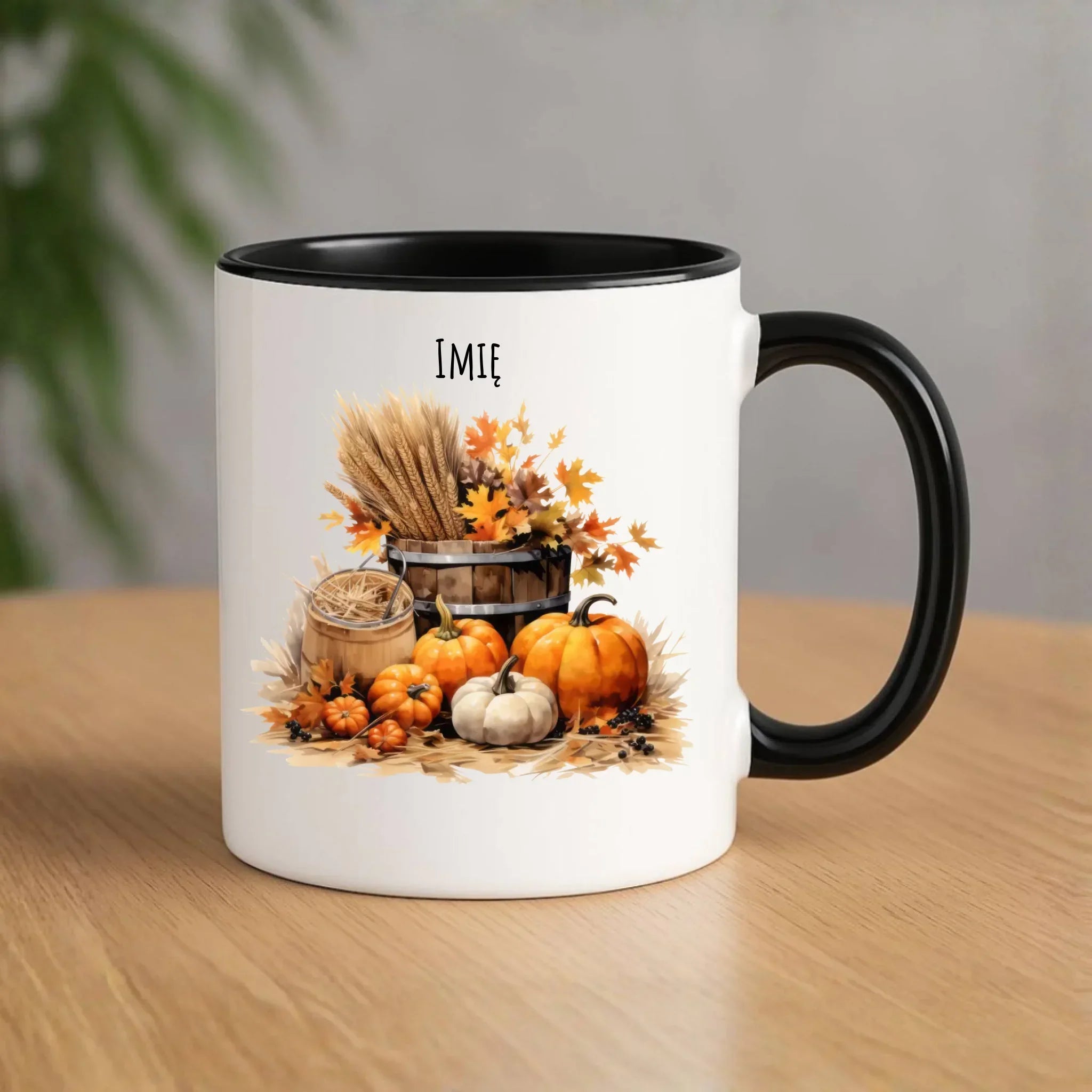Kubek na jesień - Harvest vibes - personalizowana JS09 - StoryCups.pl