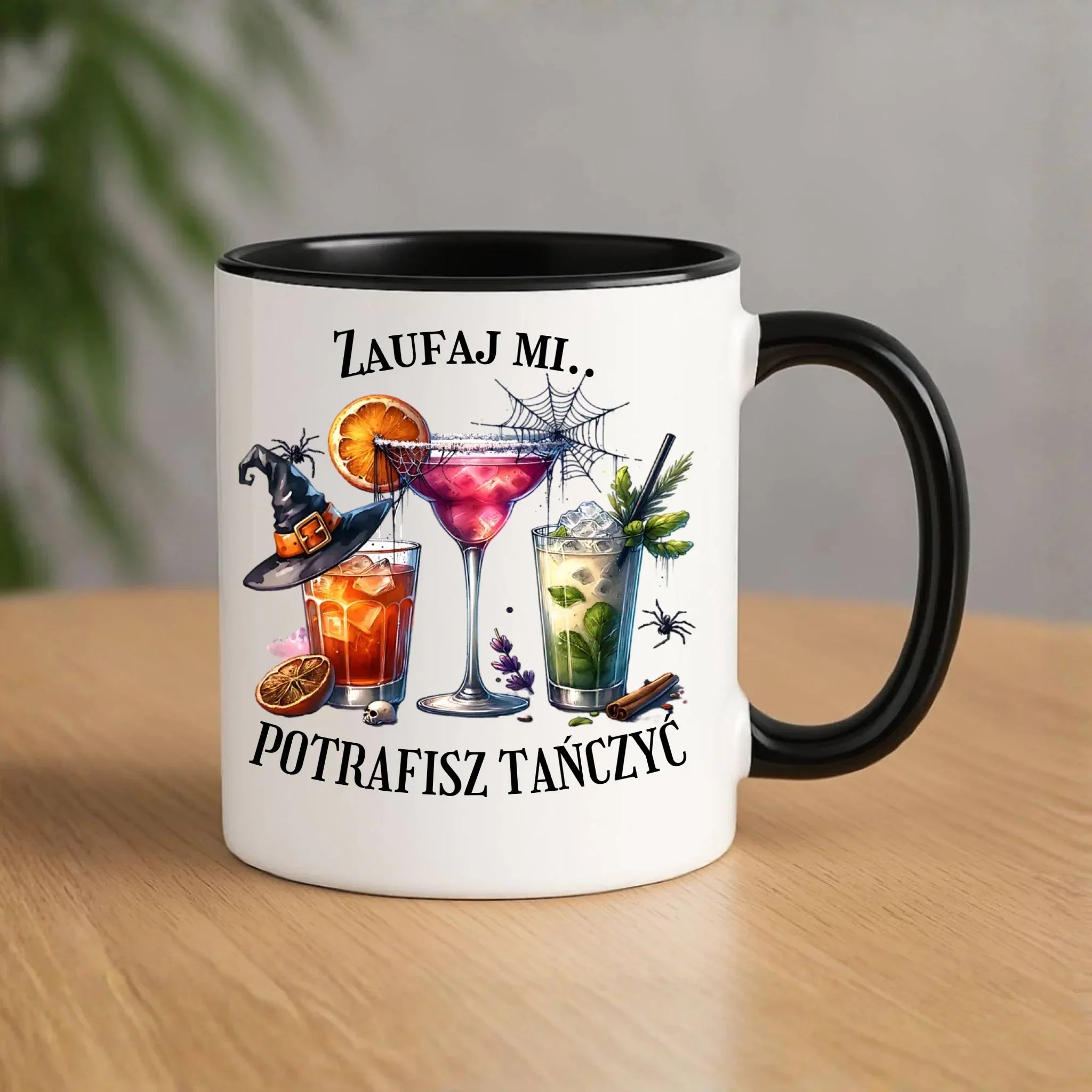 Kubek na Halloween - Zaufaj mi potrafisz tańczyć HL26 - StoryCups.pl