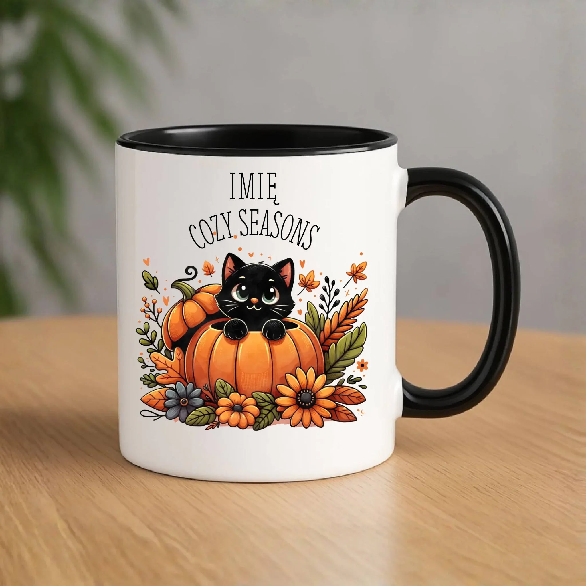 Kubek jesieniara - Cozy Seasons - personalizowany JS01 - StoryCups.pl