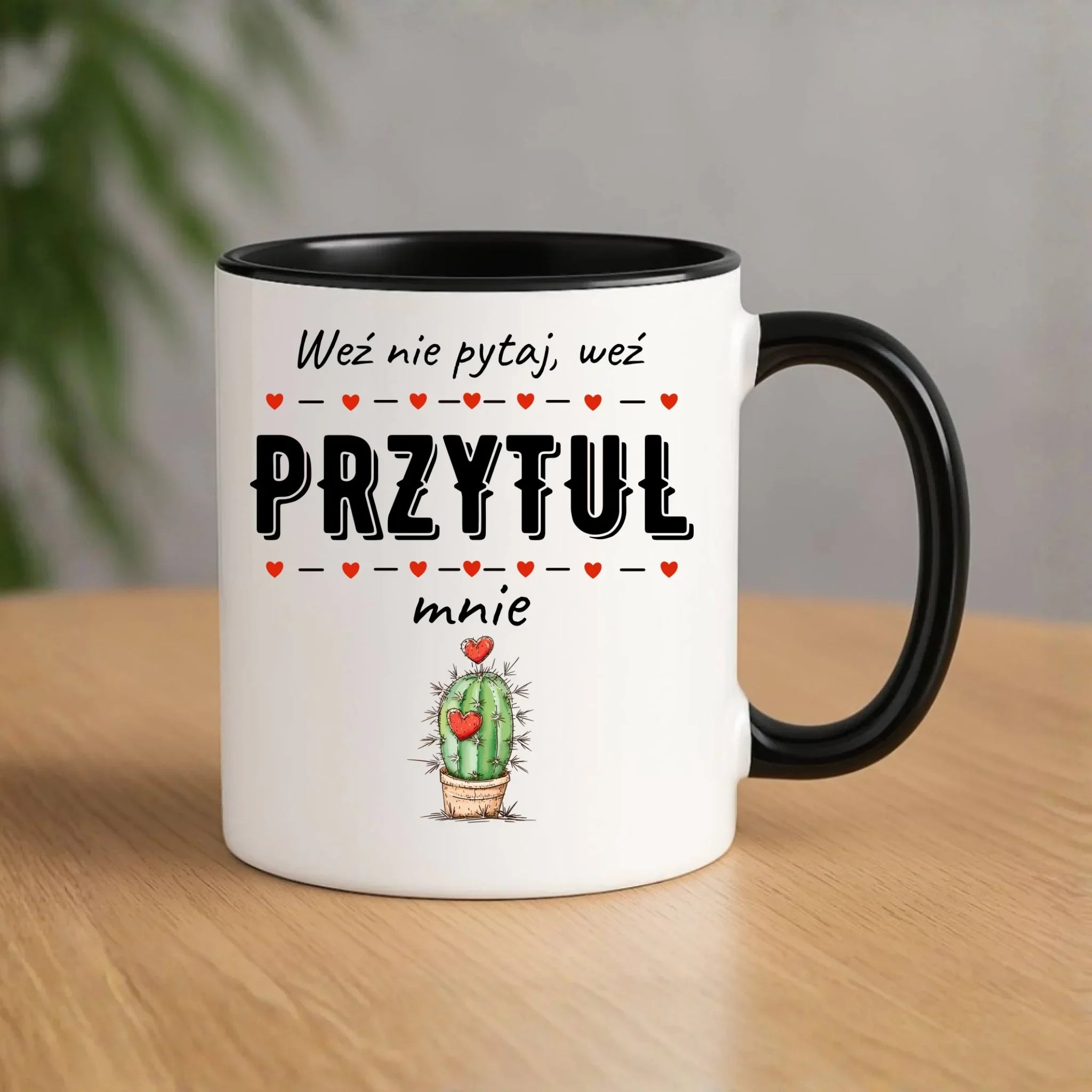 Kubek dla par - Weź nie pytaj, weź przytul mnie W49 - StoryCups.pl