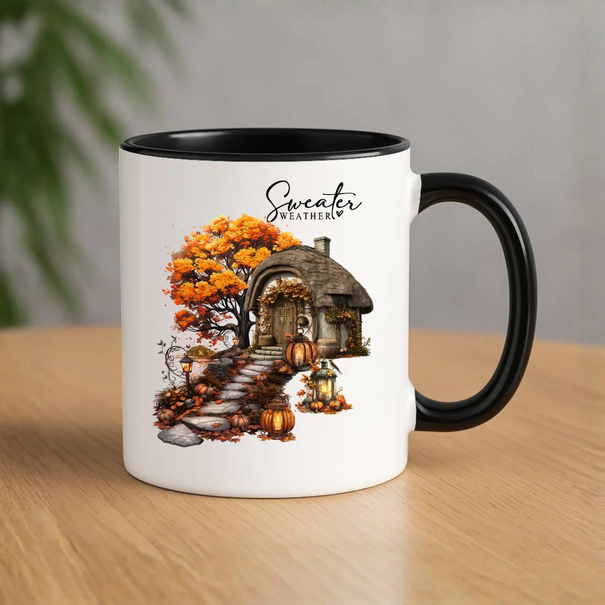 Kubek jesienny - Sweater weather JS15 - StoryCups.pl