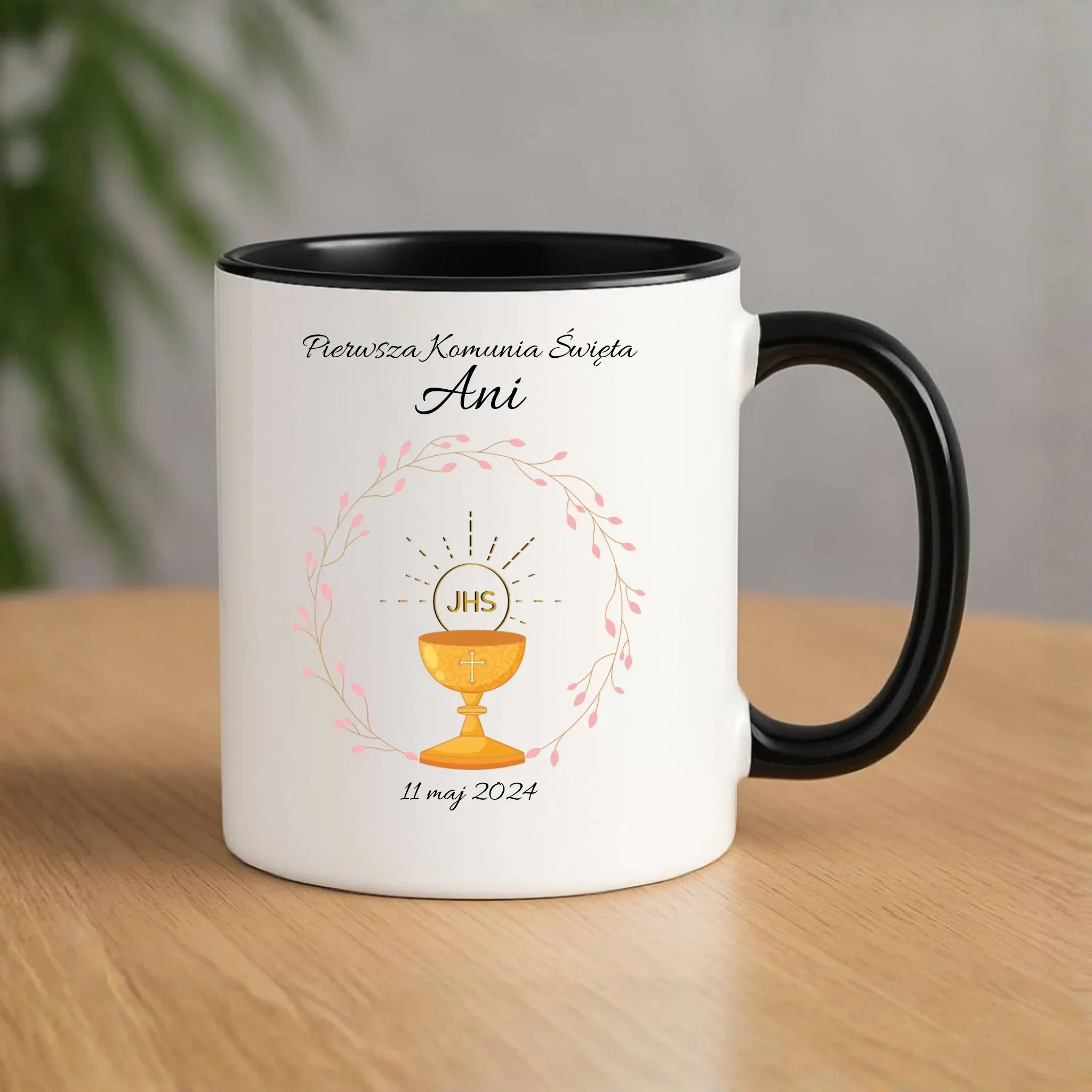 Kubek | Prezent pamiątka na Pierwszą Komunię Świętą dla dziewczynki - personalizowany PK02 - StoryCups.pl