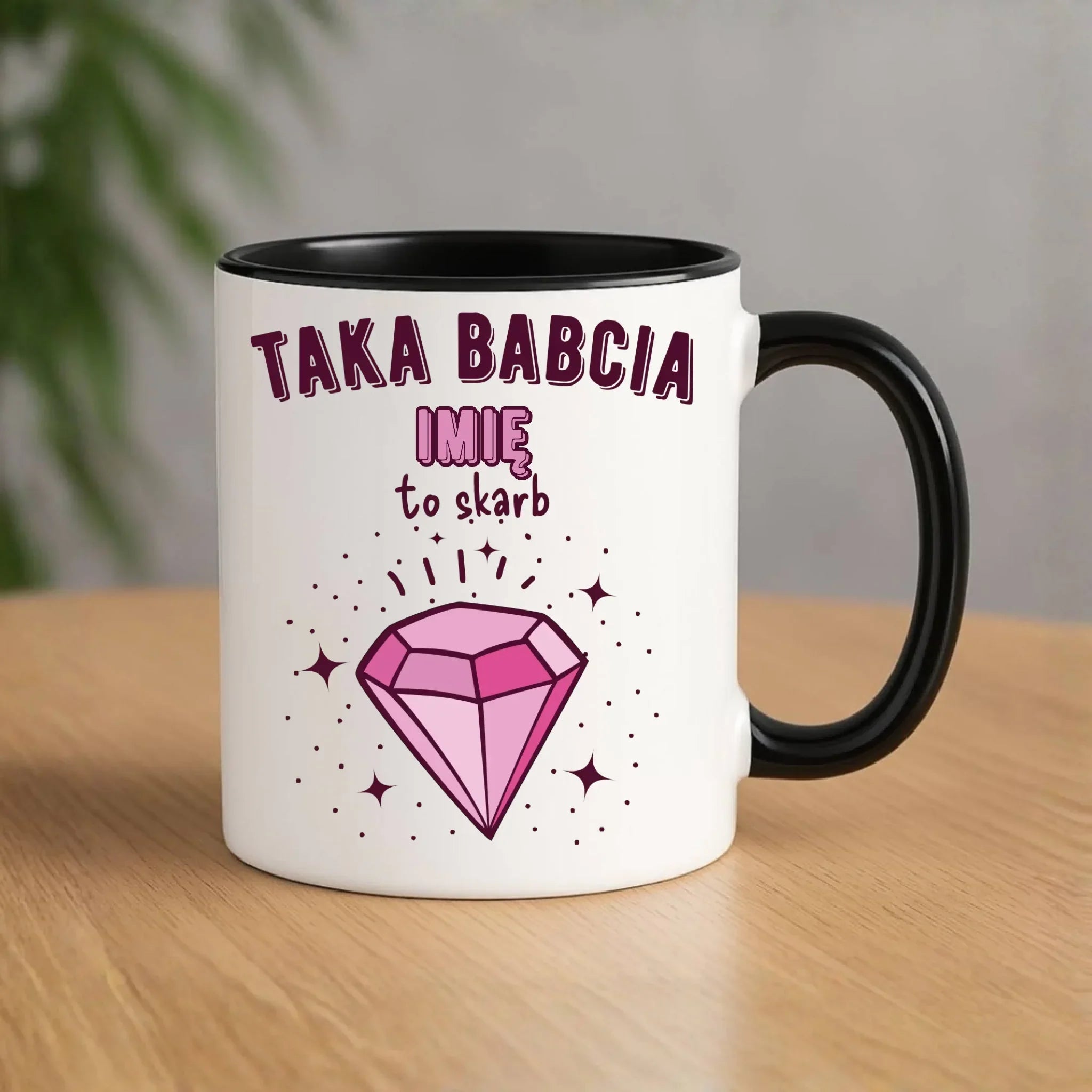 Kubek dla babci - Taka Babcia to skarb - personalizowany B06 - StoryCups.pl