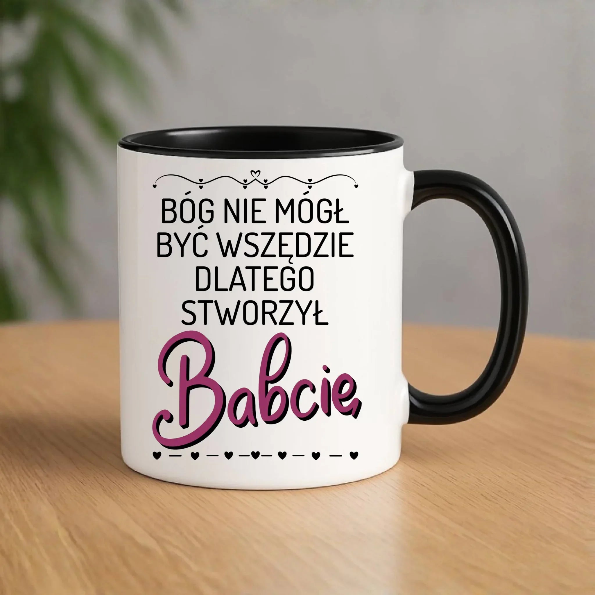 Kubek dla babci - Bóg nie mógł być wszędzie dlatego stworzył babcię B09 - StoryCups.pl