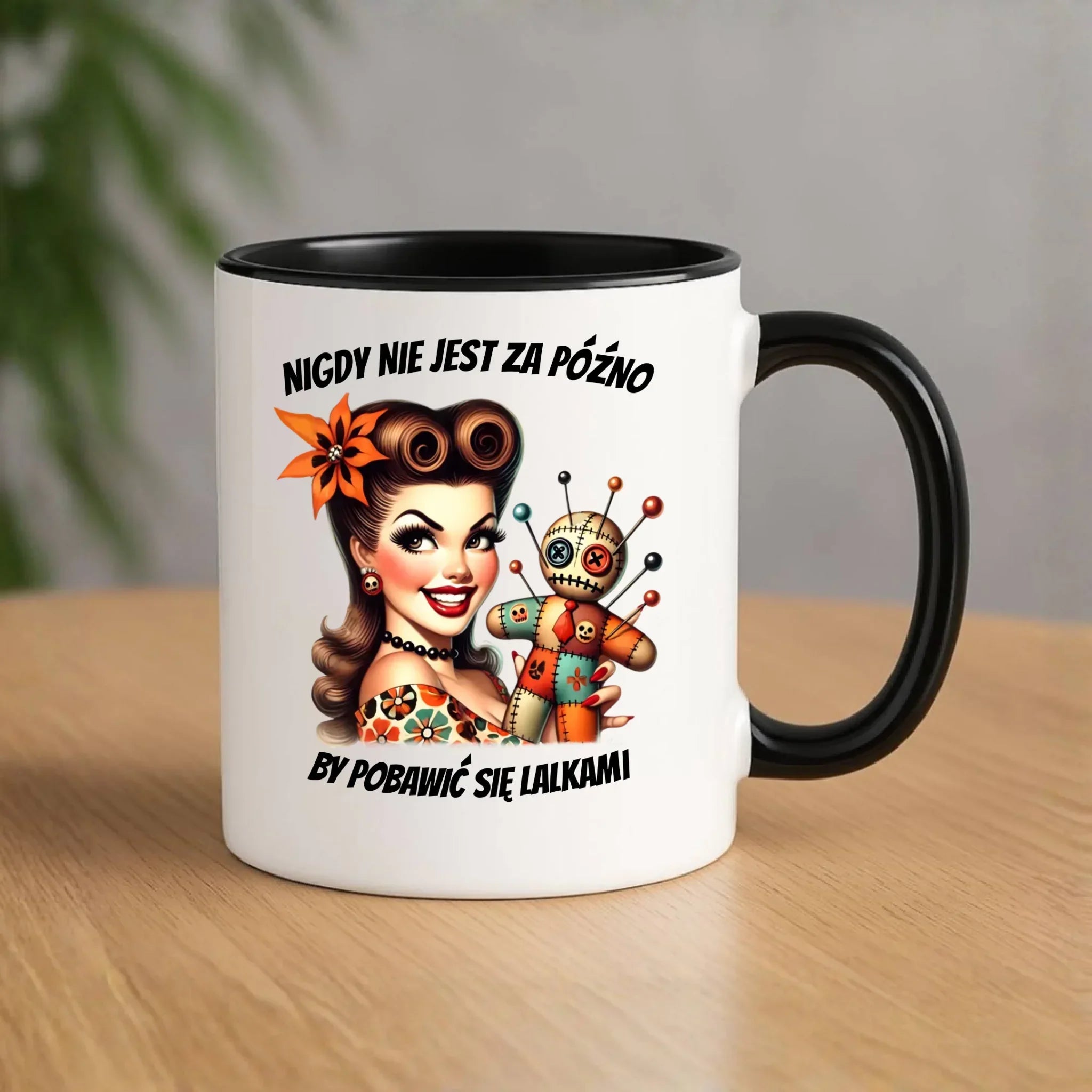 Kubek dla niej - Laleczka Voodoo retro DZ21 - StoryCups.pl