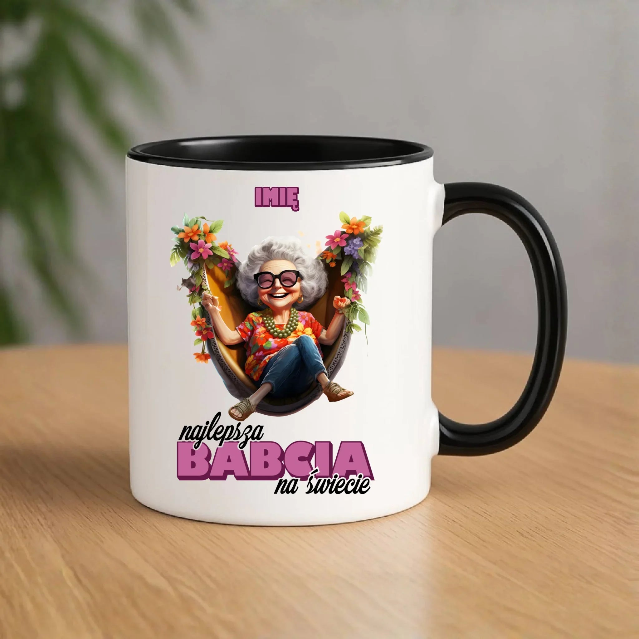 Kubek dla babci - Najlepsza Babcia na świecie - personalizowany B14 - StoryCups.pl