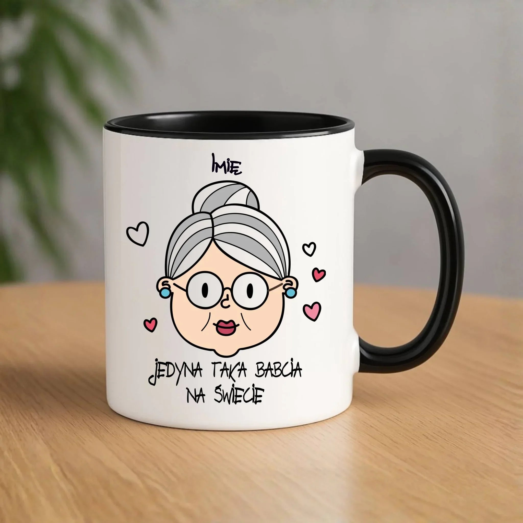 Kubek dla babci - Jedyna taka babcia na świecie - personalizowany B15 - StoryCups.pl