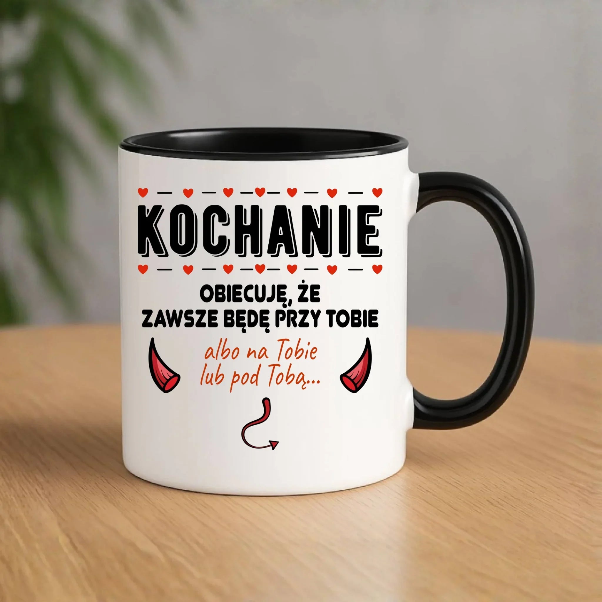 Kubek dla par - Obiecuję, że zawsze będę przy Tobie W50 - StoryCups.pl