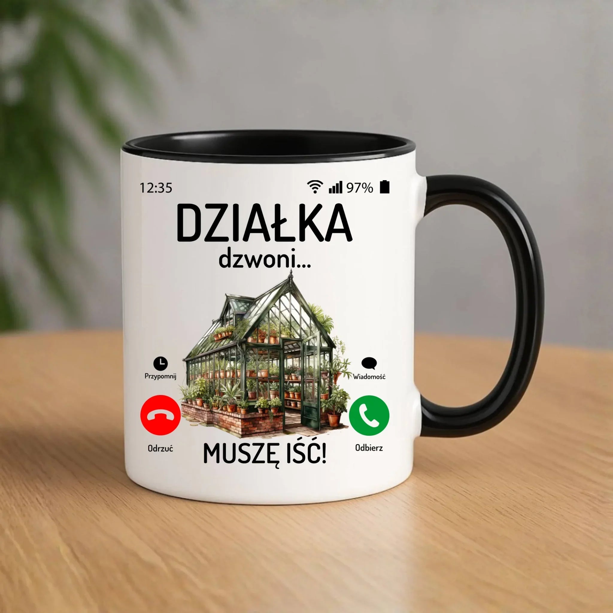Kubek dla babci - Działka dzwoni muszę iść B41 - StoryCups.pl
