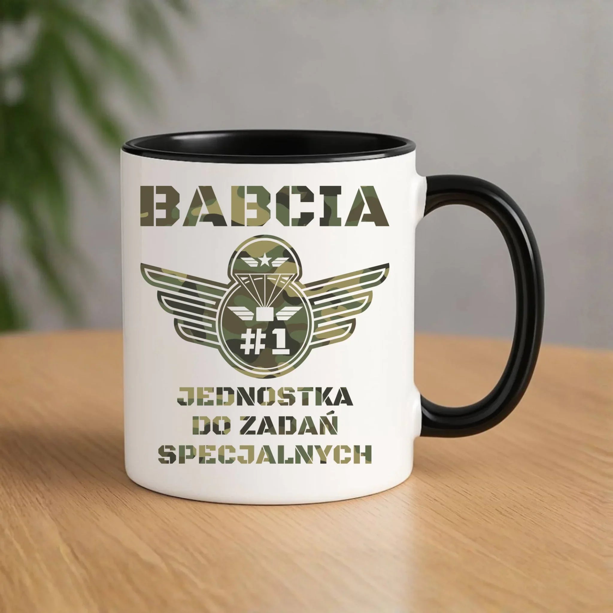 Kubek dla babci - Babcia jednostka do zadań specjalnych B31 - StoryCups.pl