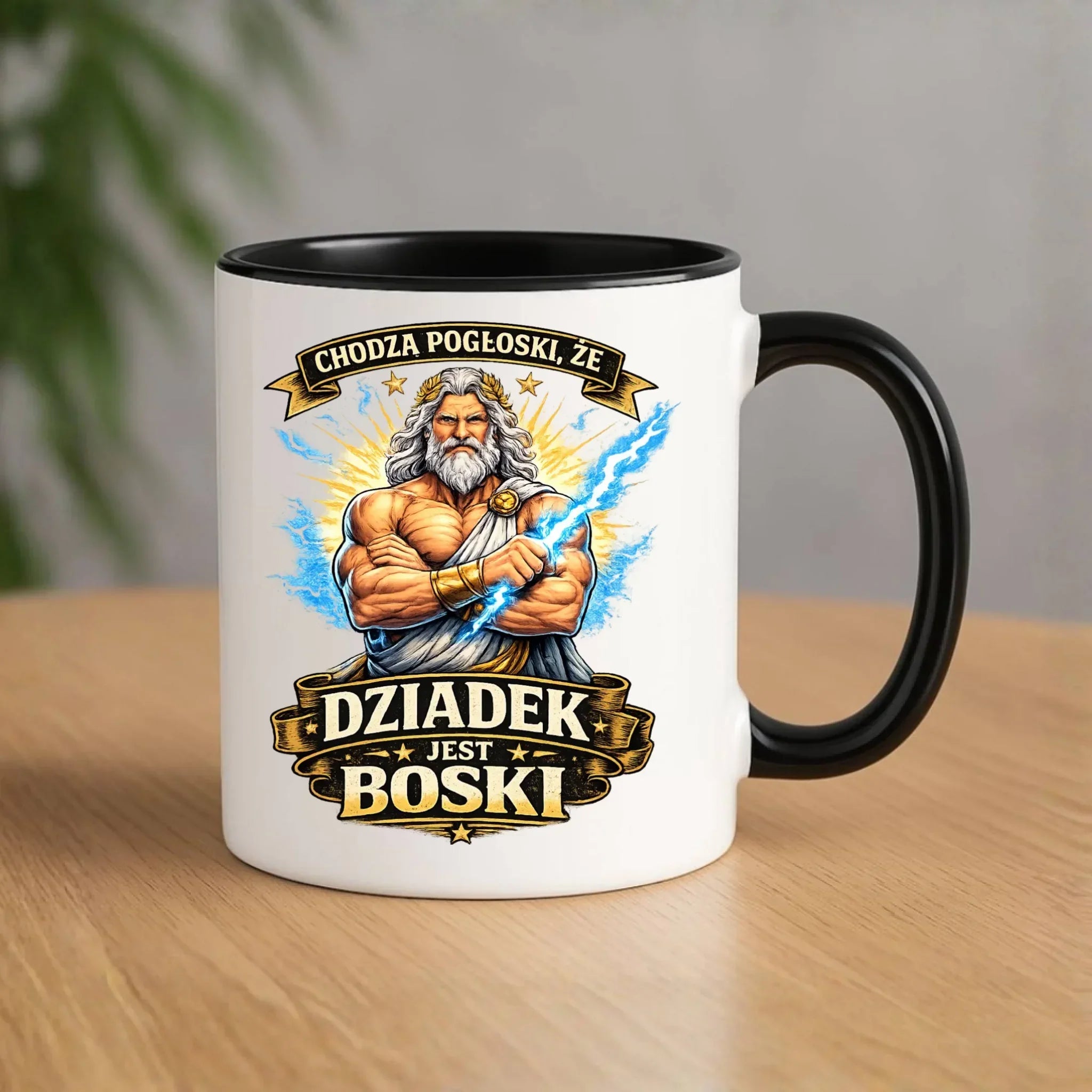 Kubek dla dziadka - Chodzą pogłoski, że dziadek jest boski D16 - StoryCups.pl