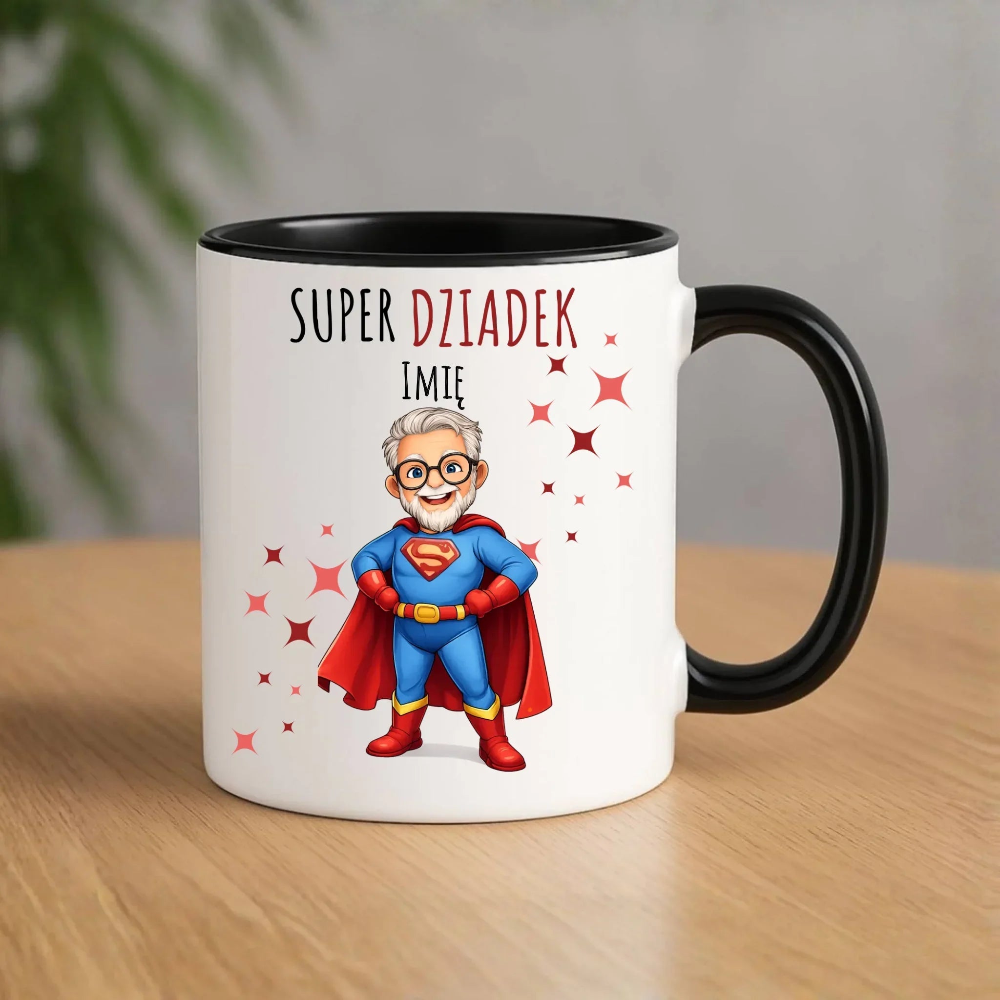 Kubek dla dziadka - Super Dziadek - personalizowany D02 - StoryCups.pl