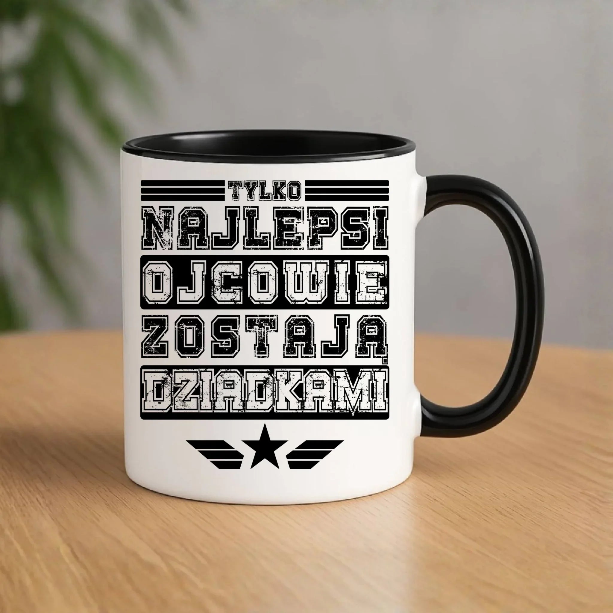 Kubek dla dziadka - Tylko najlepsi ojcowie zostają dziadkami D25 - StoryCups.pl